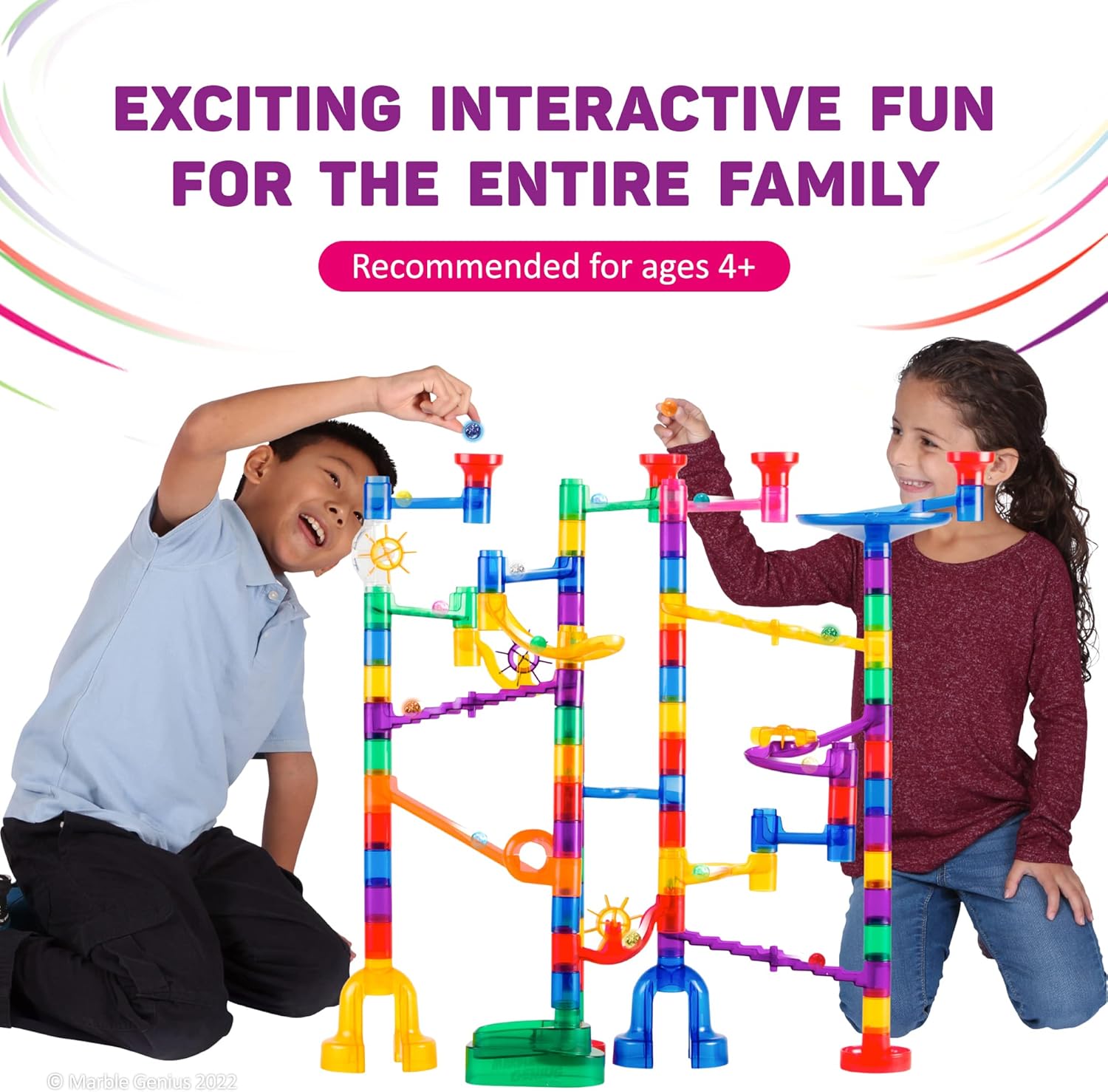 Marble Genius Marble Glow Run Set 115 pezzi - immagine 6