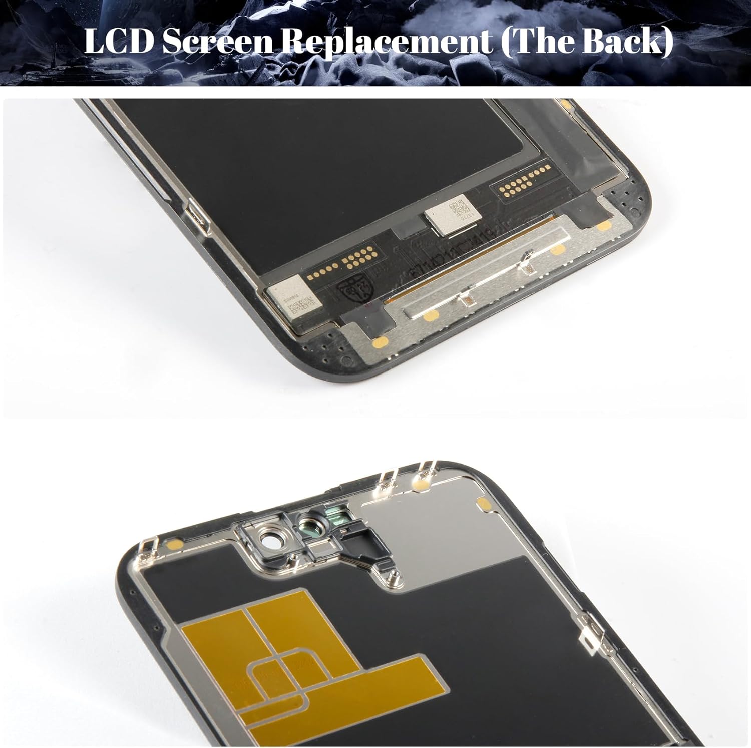 Schermo di Ricambio Incell per iPhone 14 Pro Max, Nero - immagine 4