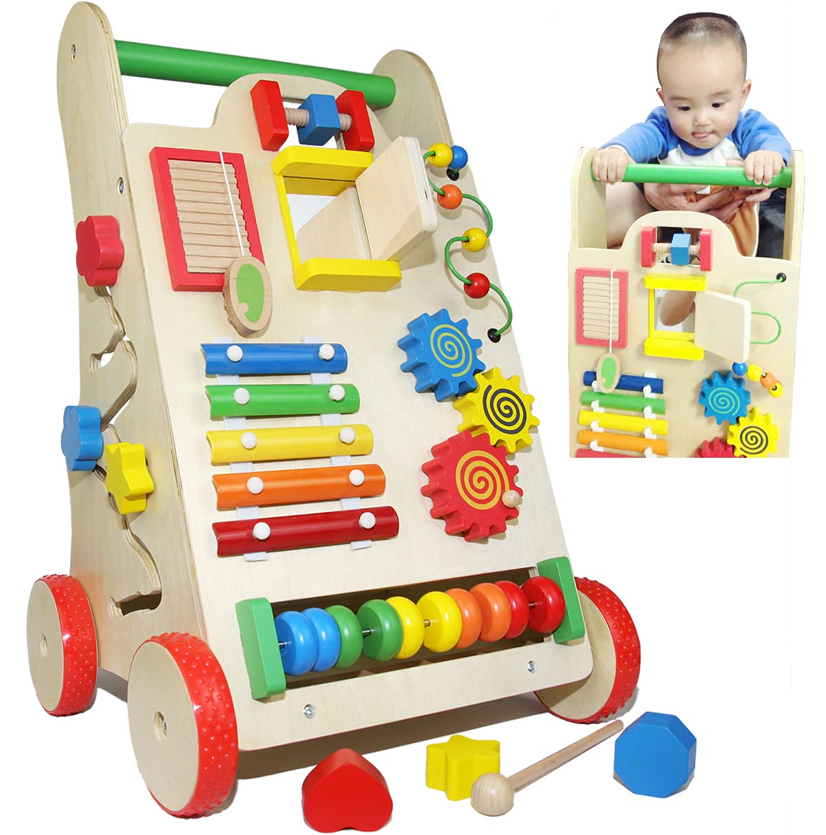 Girello in Legno - Giocattolo per Bambini