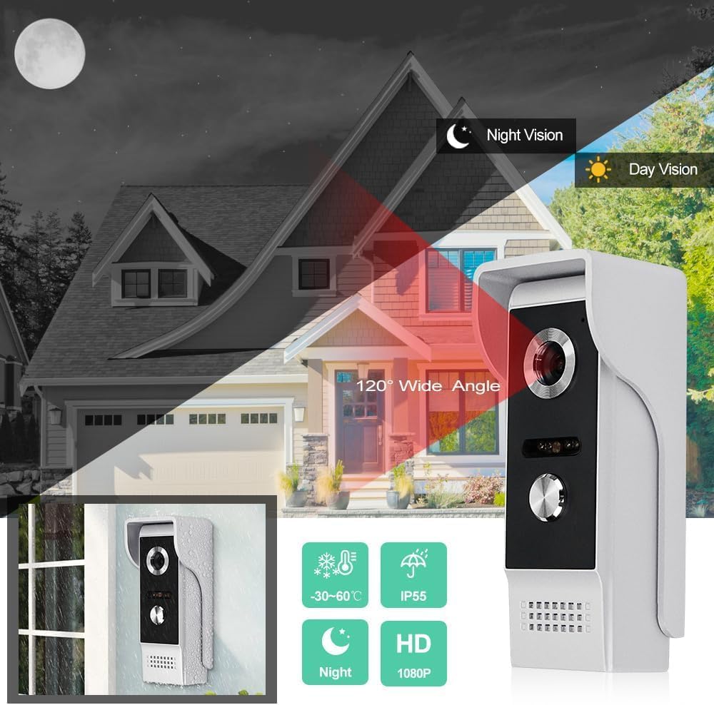 Obo Hands WiFi Tuya Videocitofono Smart 7 Pollici - immagine 3