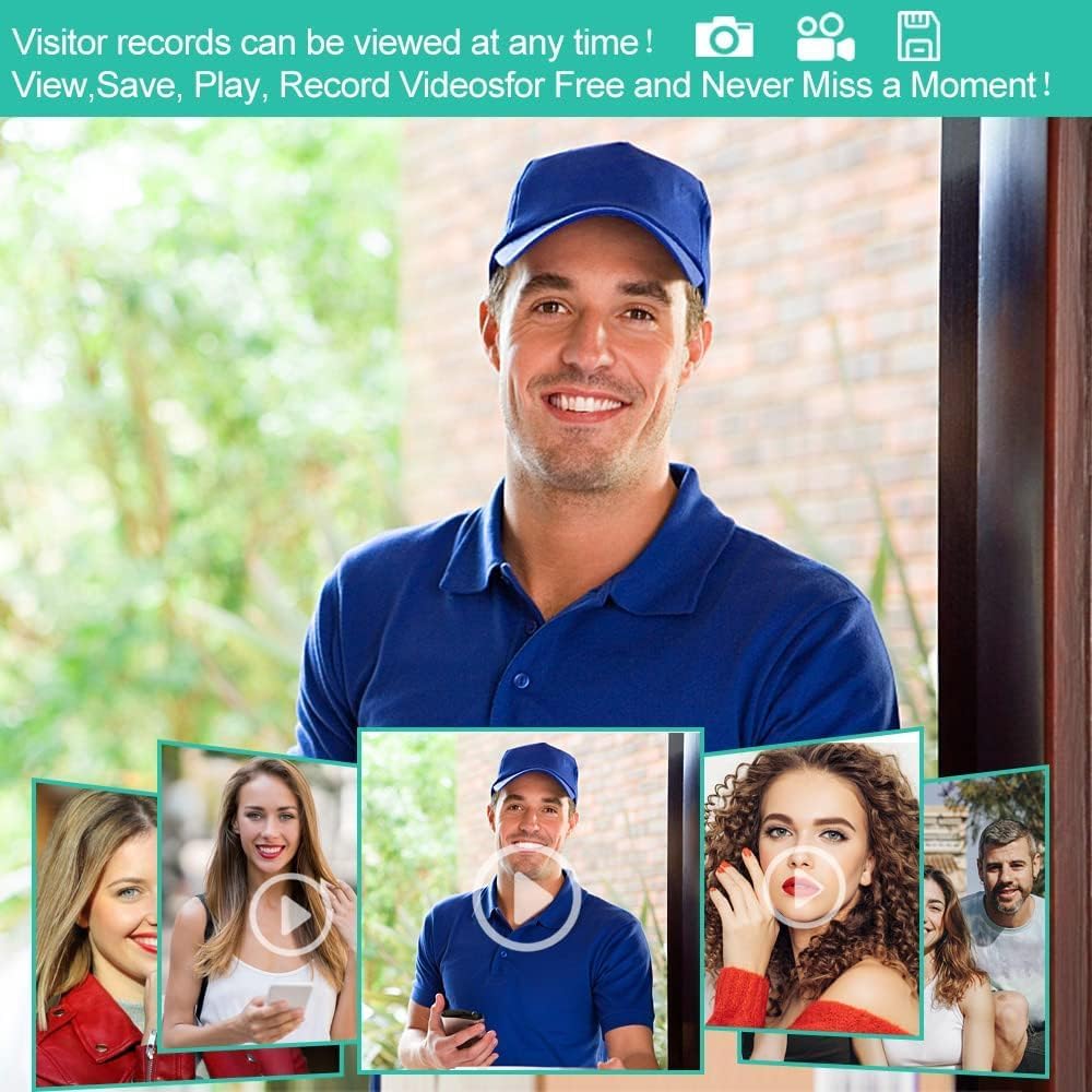 Obo Hands WiFi Tuya Videocitofono Smart 7 Pollici - immagine 5