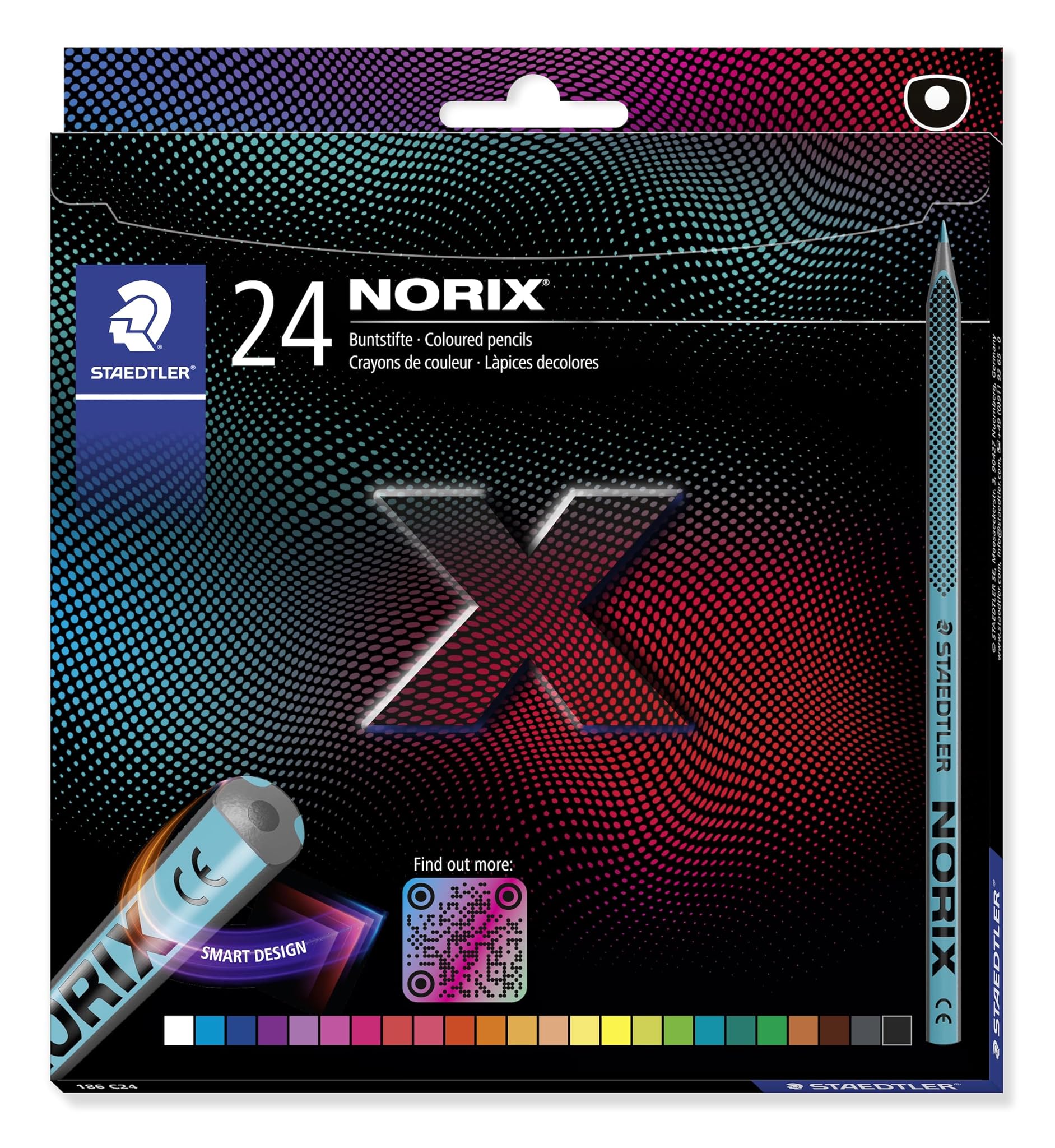 Staedtler NORIX - Matite Colorate 24 Colori