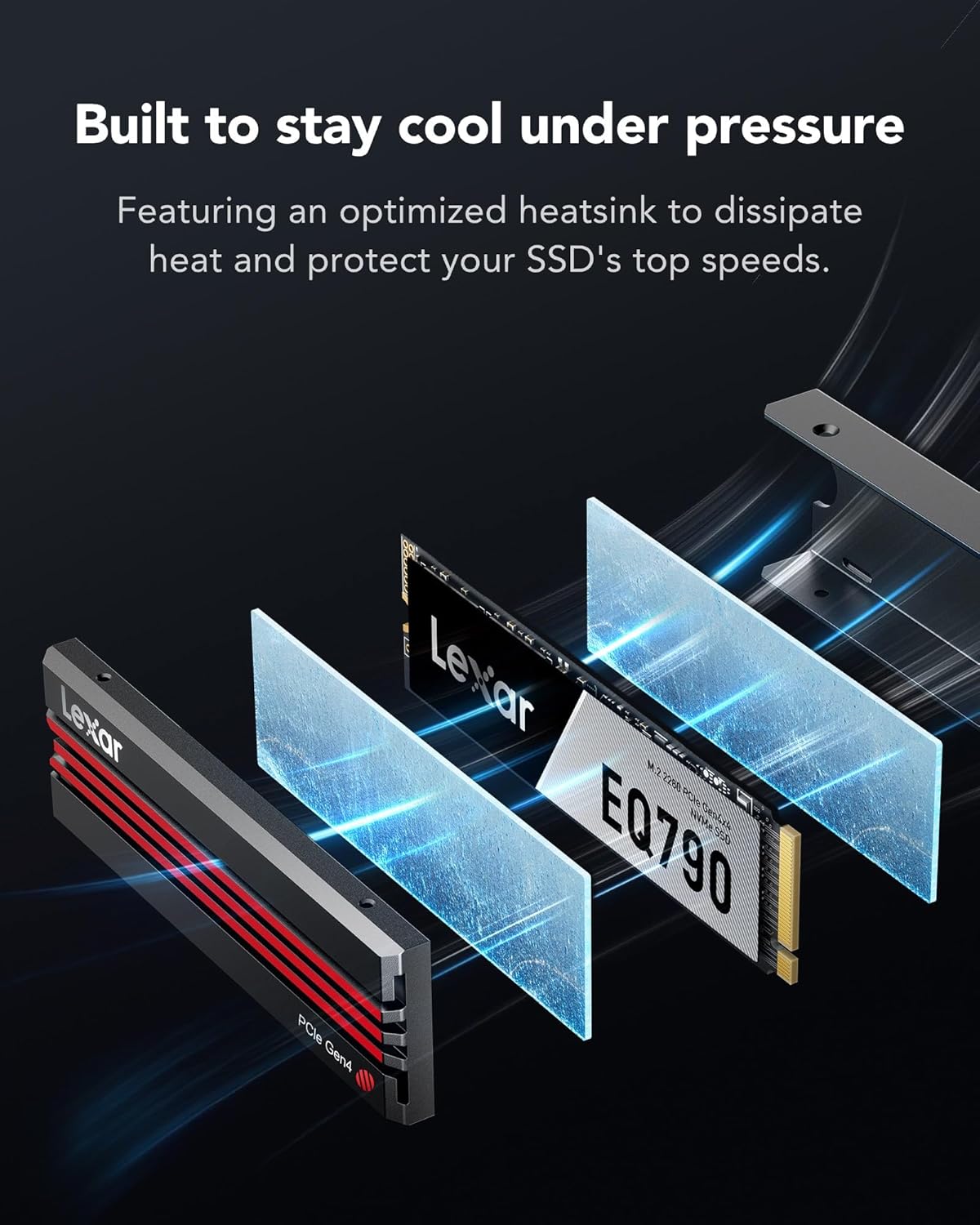 Lexar EQ790 SSD 2TB con Dissipatore di Calore - immagine 5