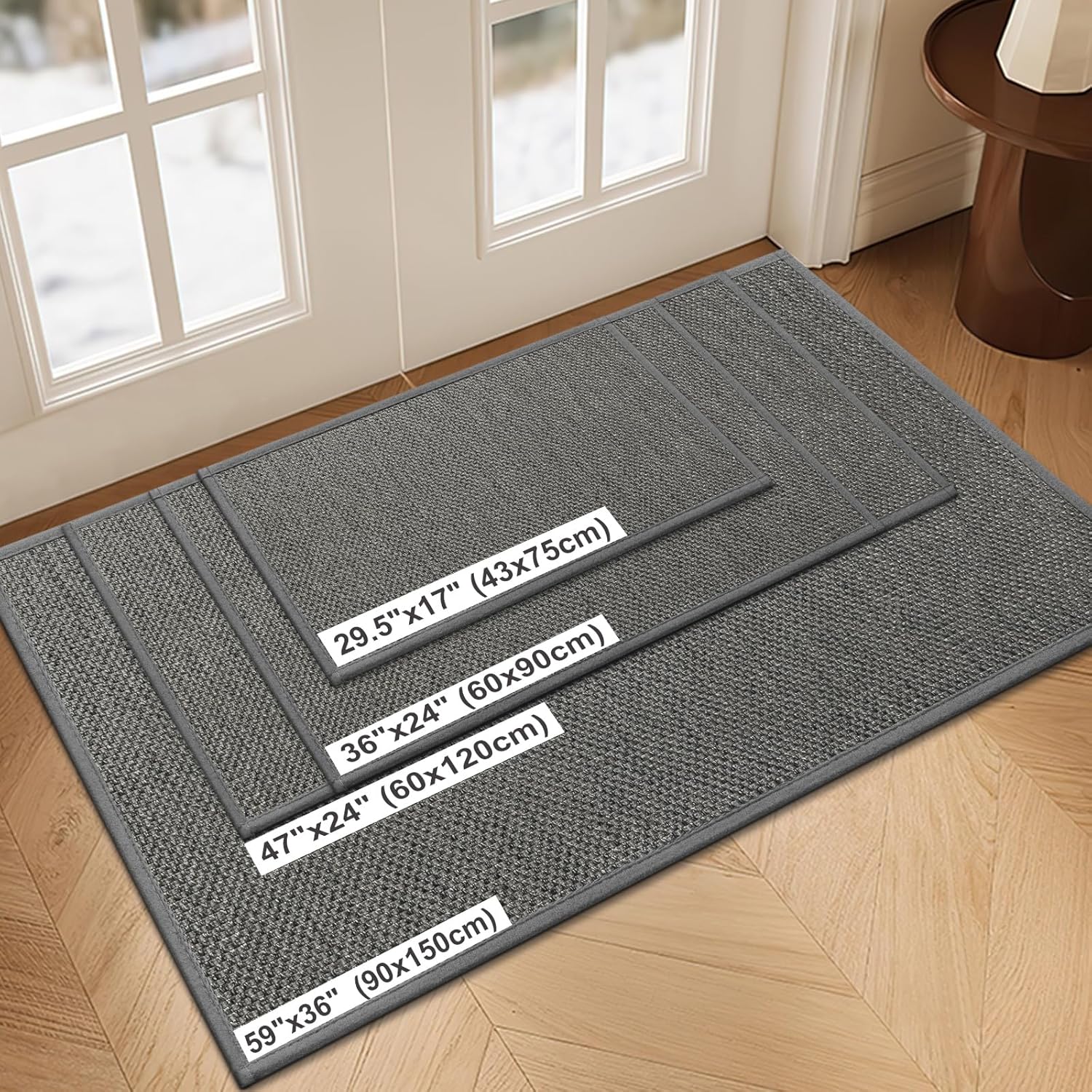 Lekeepgo Zerbino Ingresso 60x90cm, Grigio - immagine 2