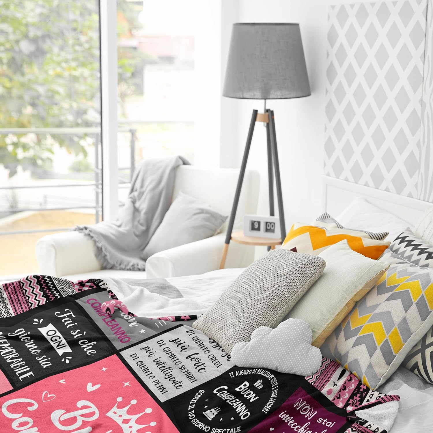 Coperta Regalo Compleanno Donna 130x150cm - immagine 3