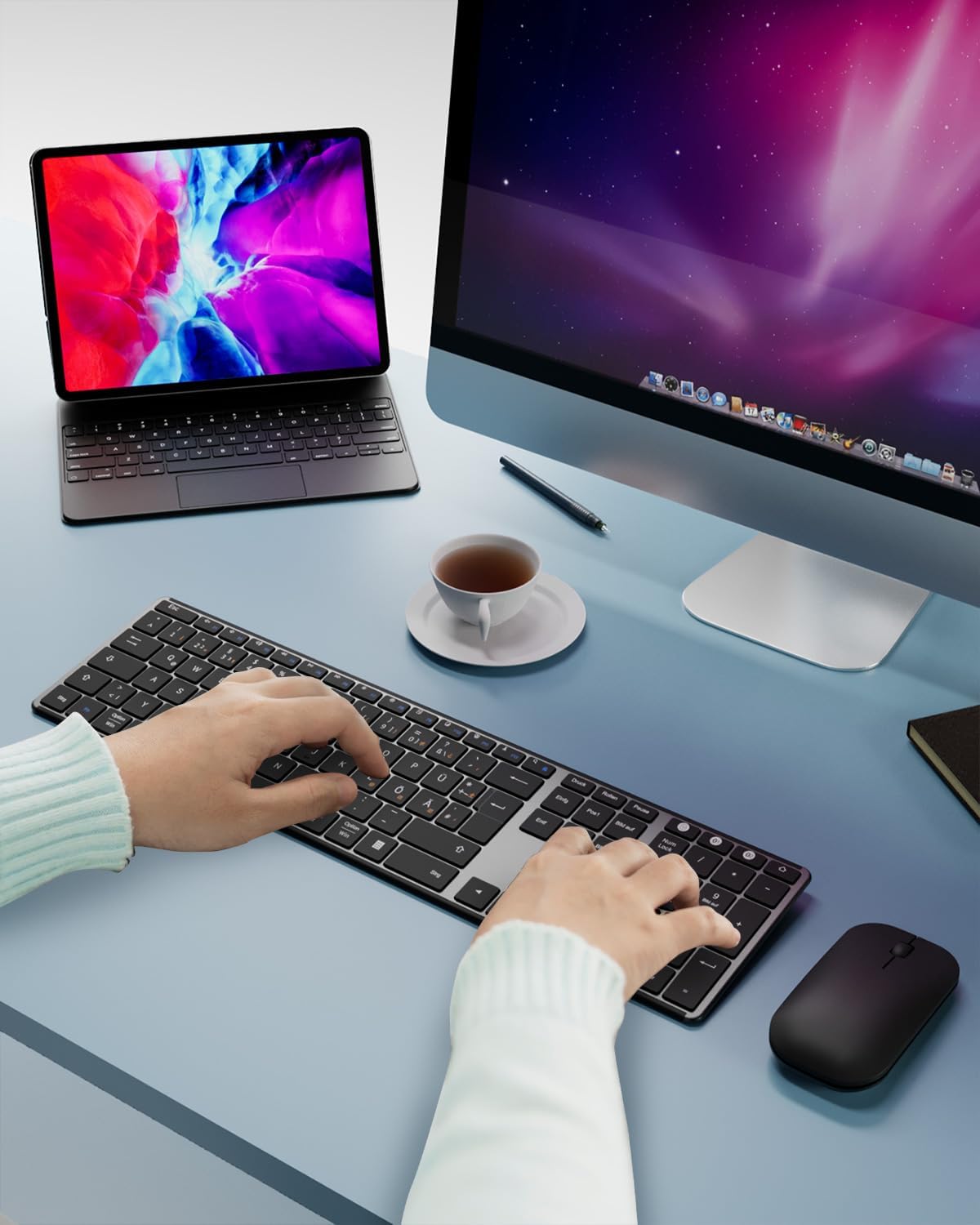 Seenda Tastiera e Mouse Wireless Multi-Dispositivo - immagine 7