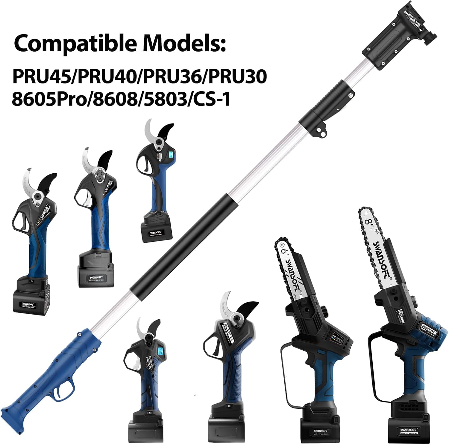 Swansoft Asta Telescopica Max 2,5m - immagine 3