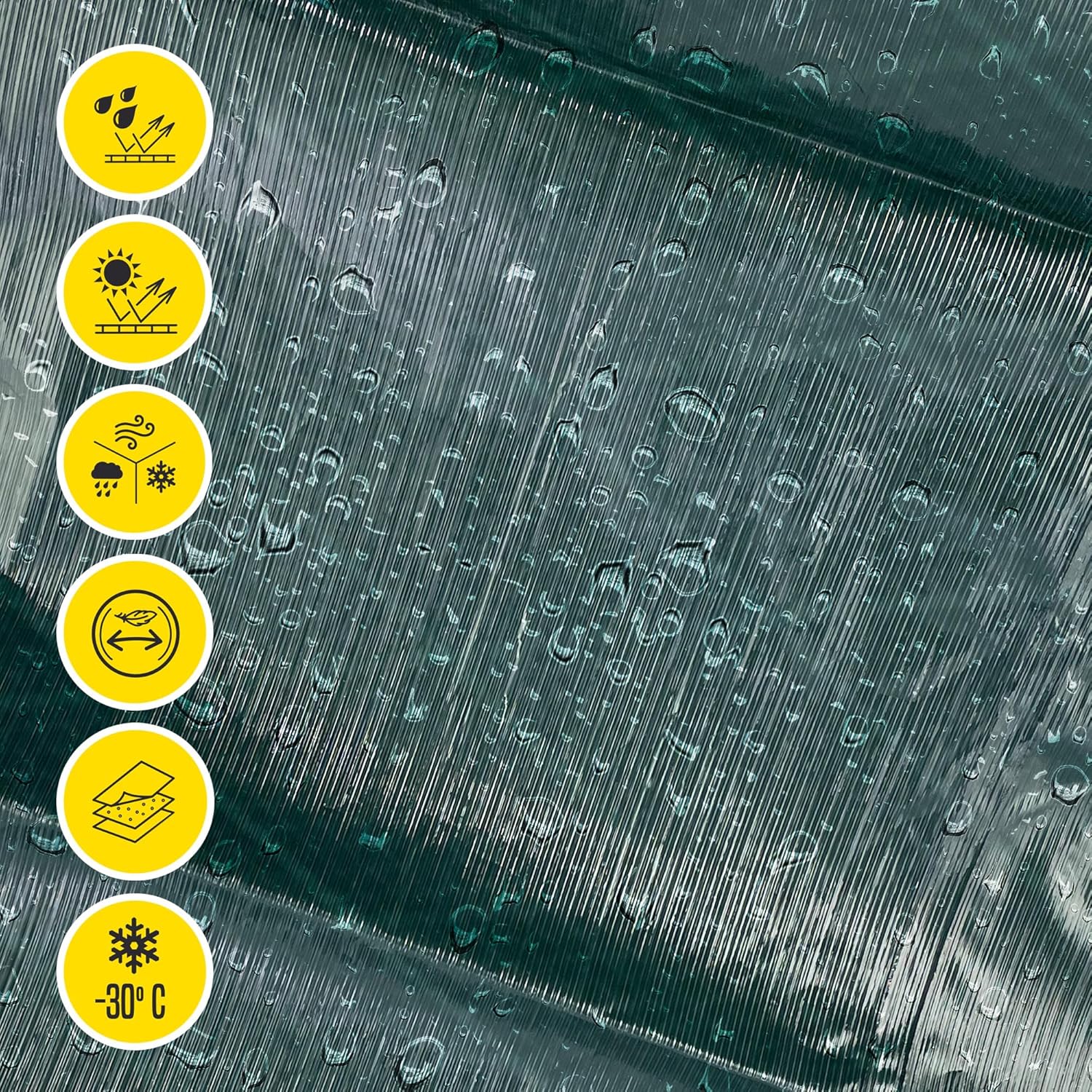 Telo Impermeabile Esterno Rinforzato 8x12 metri - immagine 3