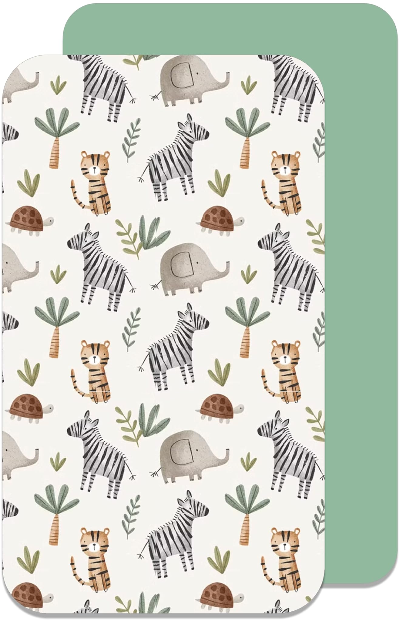 Lenzuolo con angoli elasticizzati 80 x 160 cm, compatibile con Next2Me, per bambini, 100% cotone, per 80 x 160 cm (savana, 80 x 160 cm)