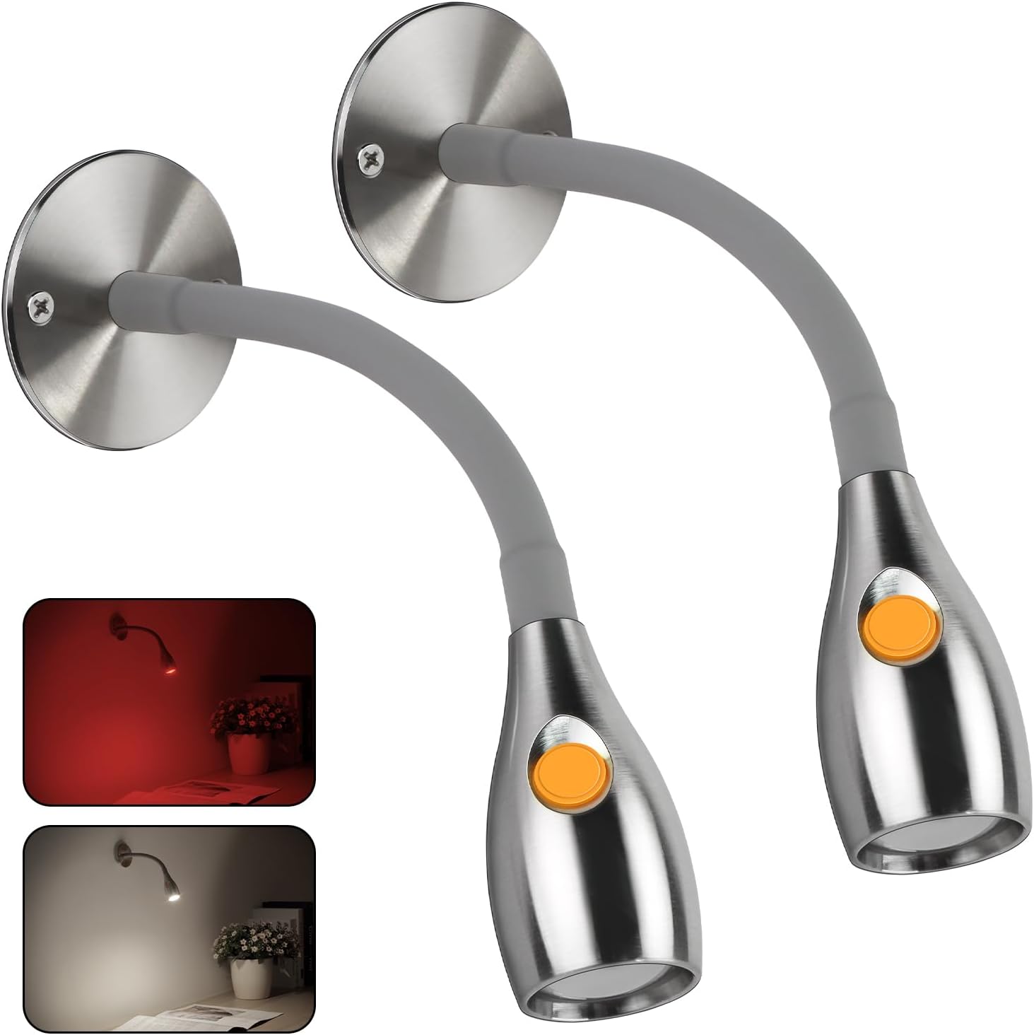 Obeaming 2 Lampade da Lettura LED 12V Dimmerabili - immagine 1