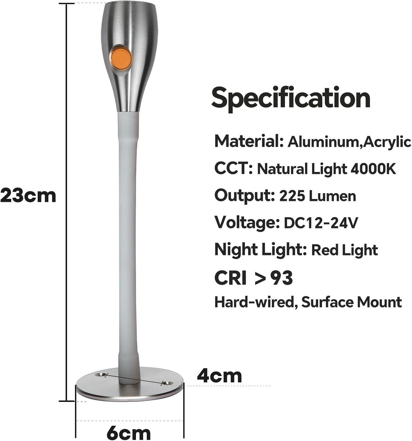 Obeaming 2 Lampade da Lettura LED 12V Dimmerabili - immagine 8
