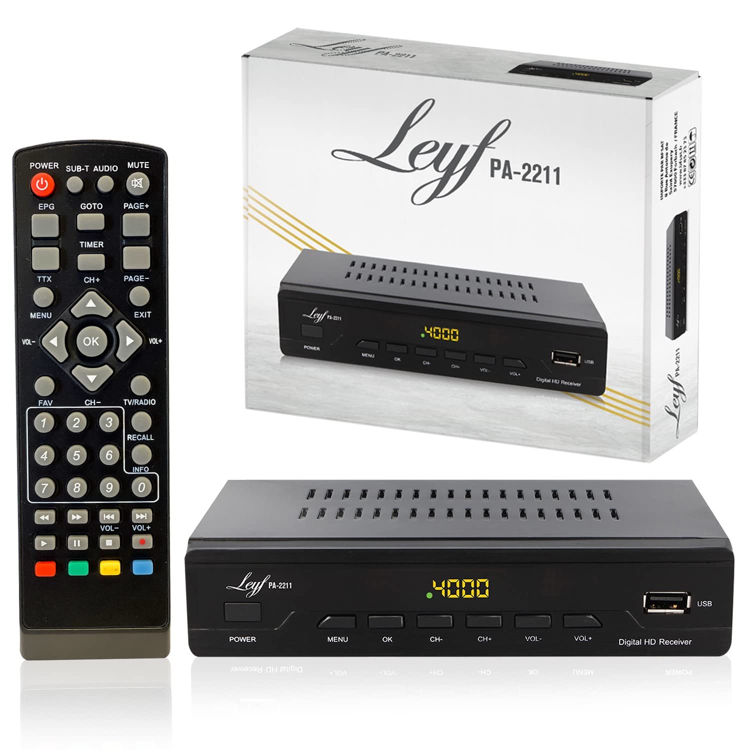Leyf PA-2211 Decoder DVB-T2 Full HD 1080p