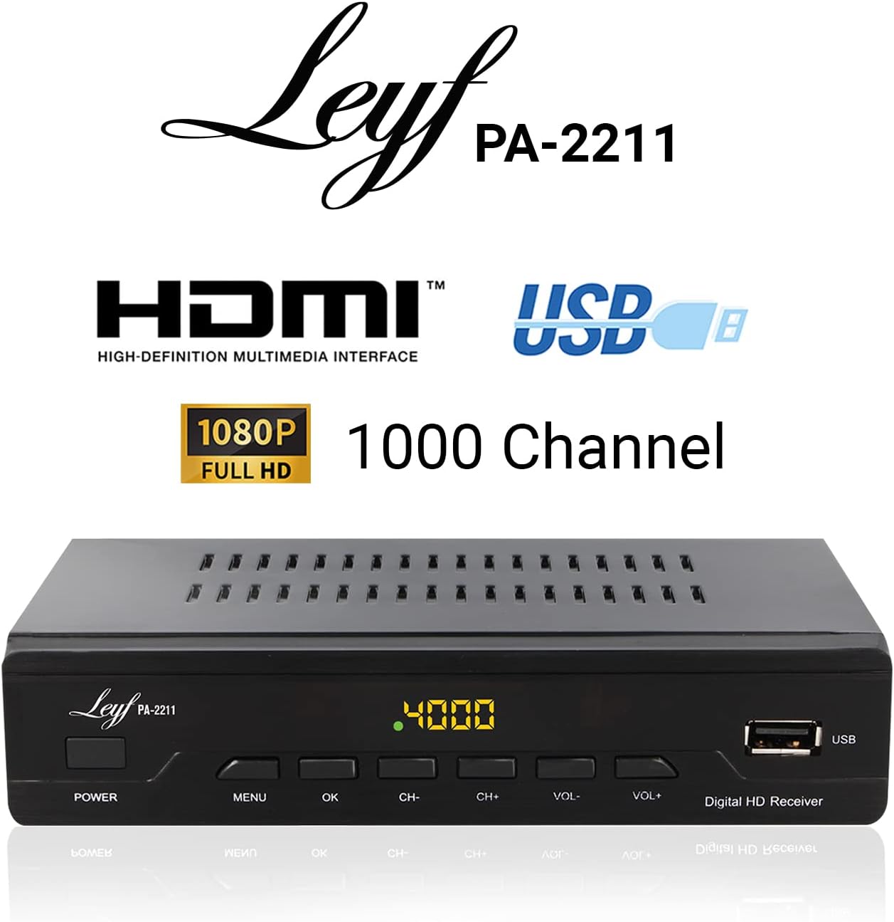 Leyf PA-2211 Decoder DVB-T2 Full HD 1080p - immagine 4