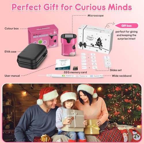 Microscopio Portatile 1000X 4K per Bambini - immagine 6