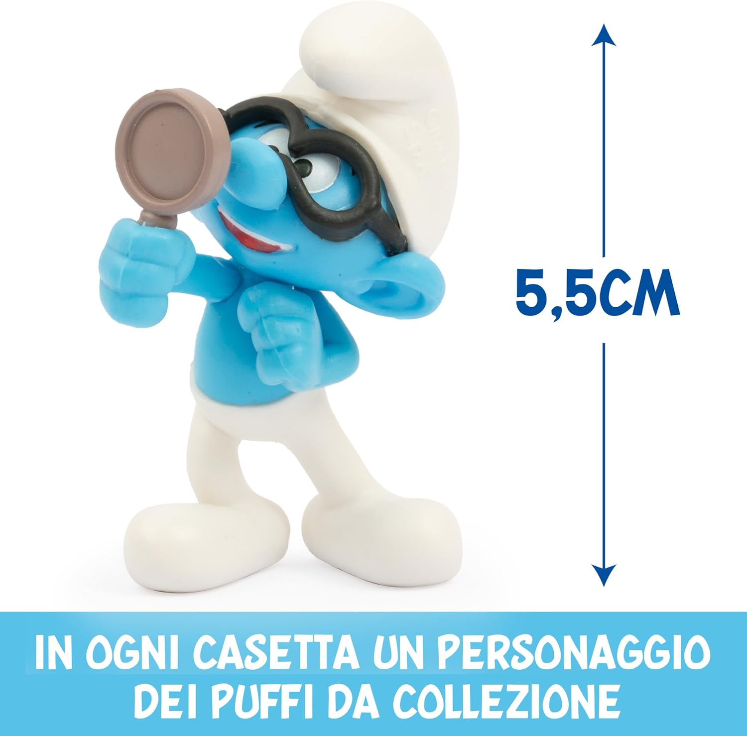 Giochi Preziosi I Puffi - Puffo Quattrocchi e Casetta - immagine 2