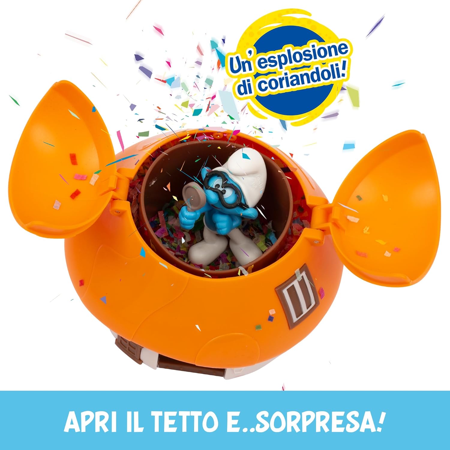 Giochi Preziosi I Puffi - Puffo Quattrocchi e Casetta - immagine 3