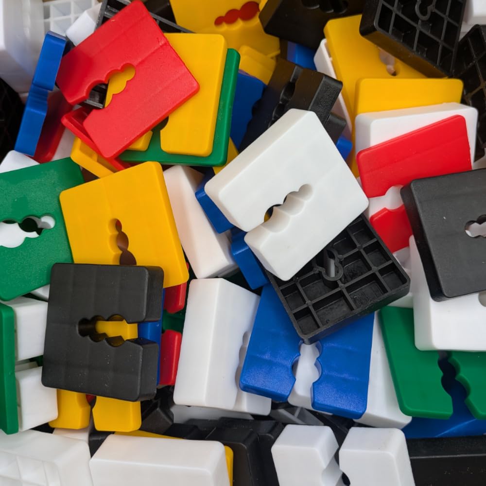 Assortimento di 140 cunei in plastica per regolazione, 2,3,4,5,8,10,15 mm