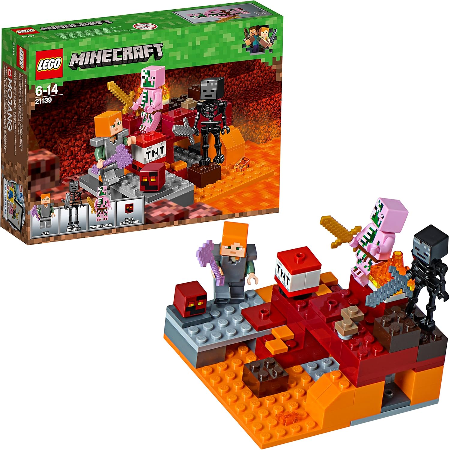 LEGO Minecraft 21139 - Lotta nel Nether - immagine 1