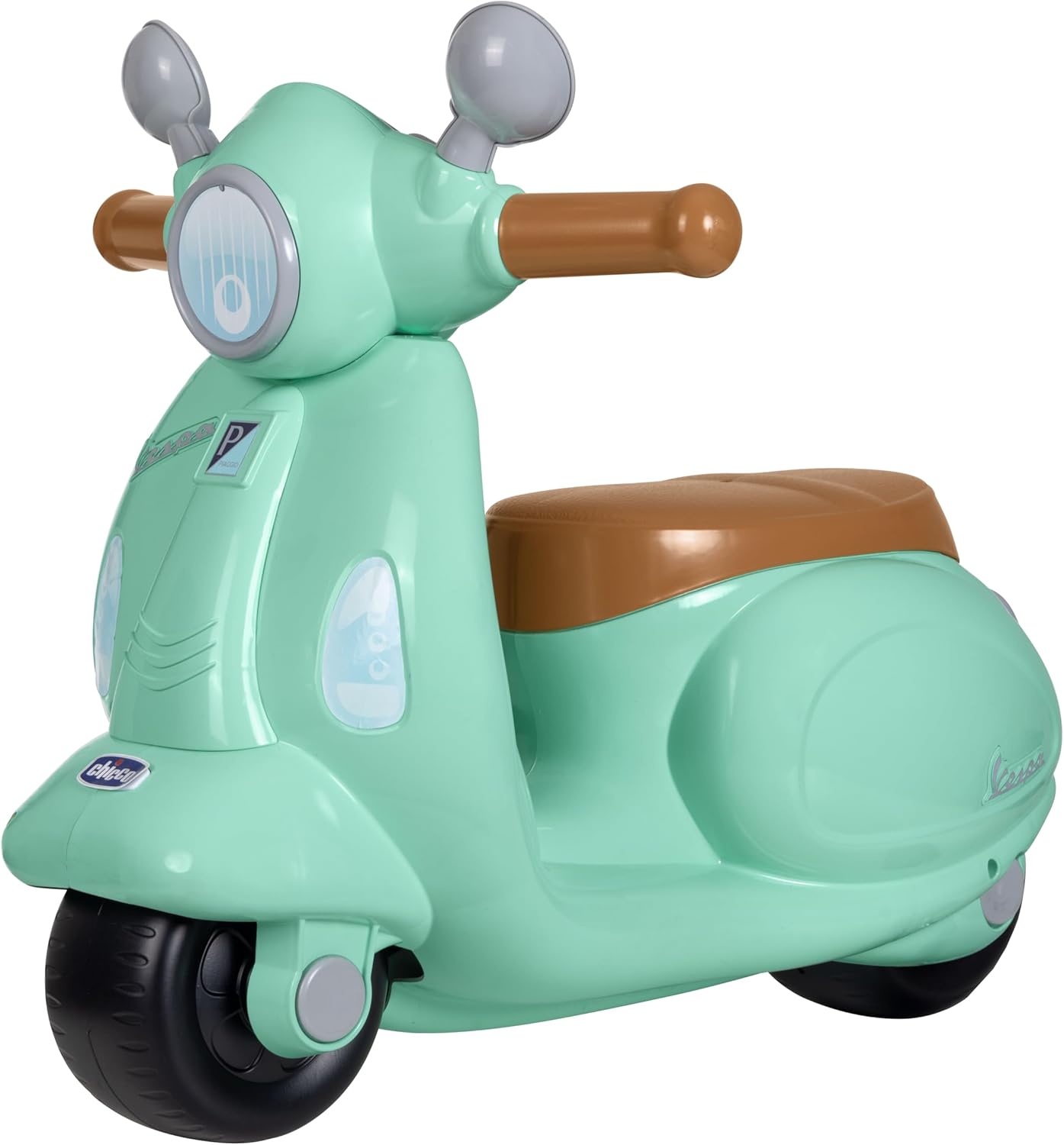 Chicco Vespa Primavera Cavalcabile Elettronica, Verde Acqua - immagine 1