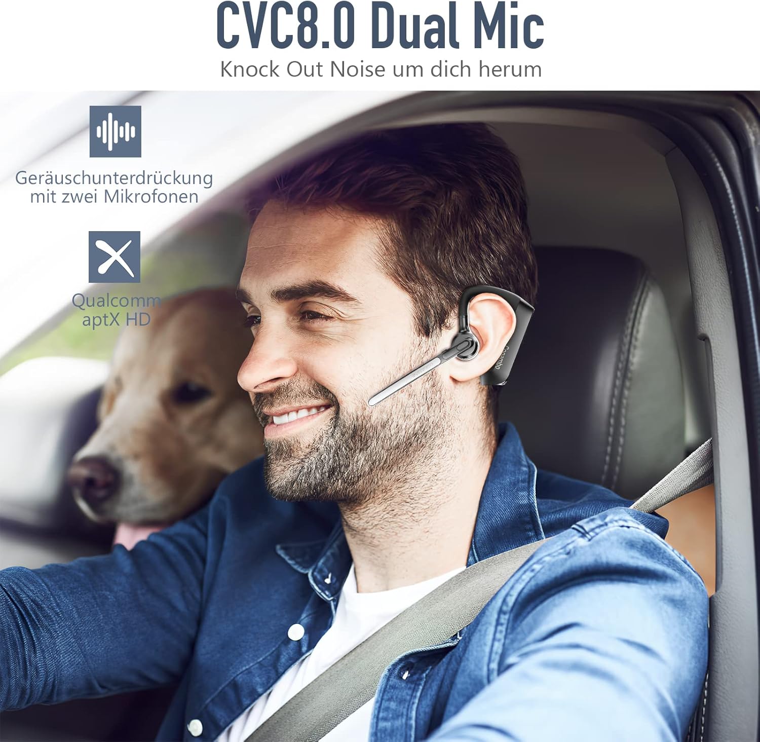 Conambo Cuffie Bluetooth V5.2 64h - immagine 5