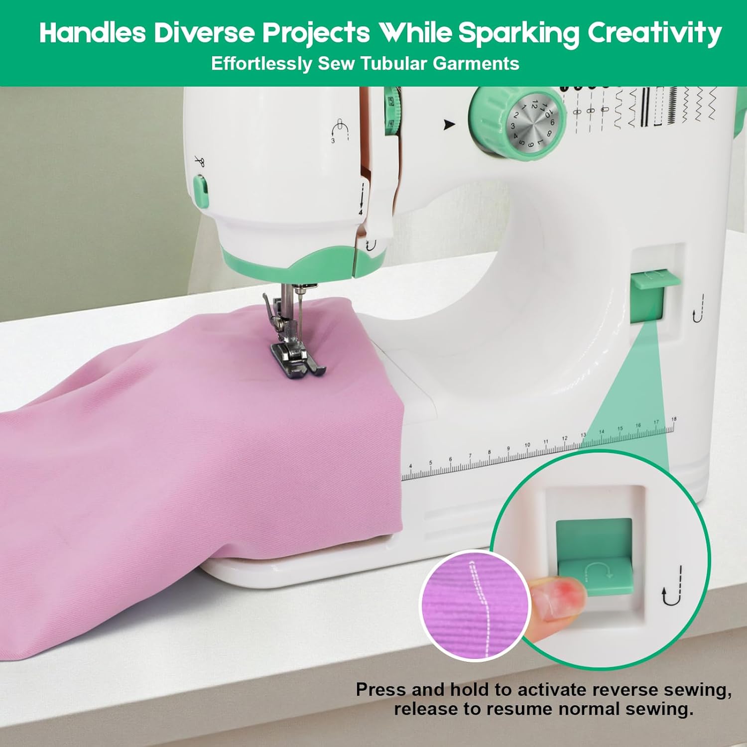 Macchina per Cucire Automatica Portatile 12 Punti - immagine 7