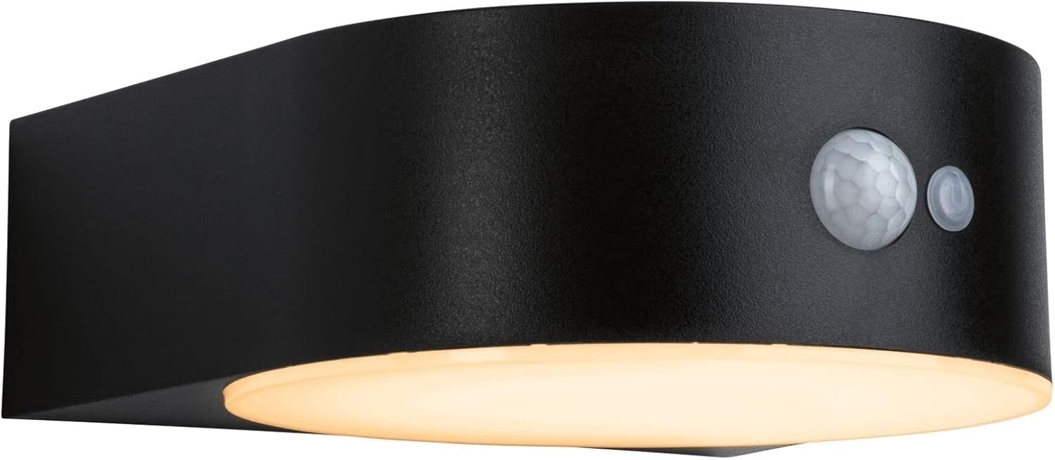 Paulmann 94730 Lampada Solare LED Parete Eileen, Nera - immagine 1