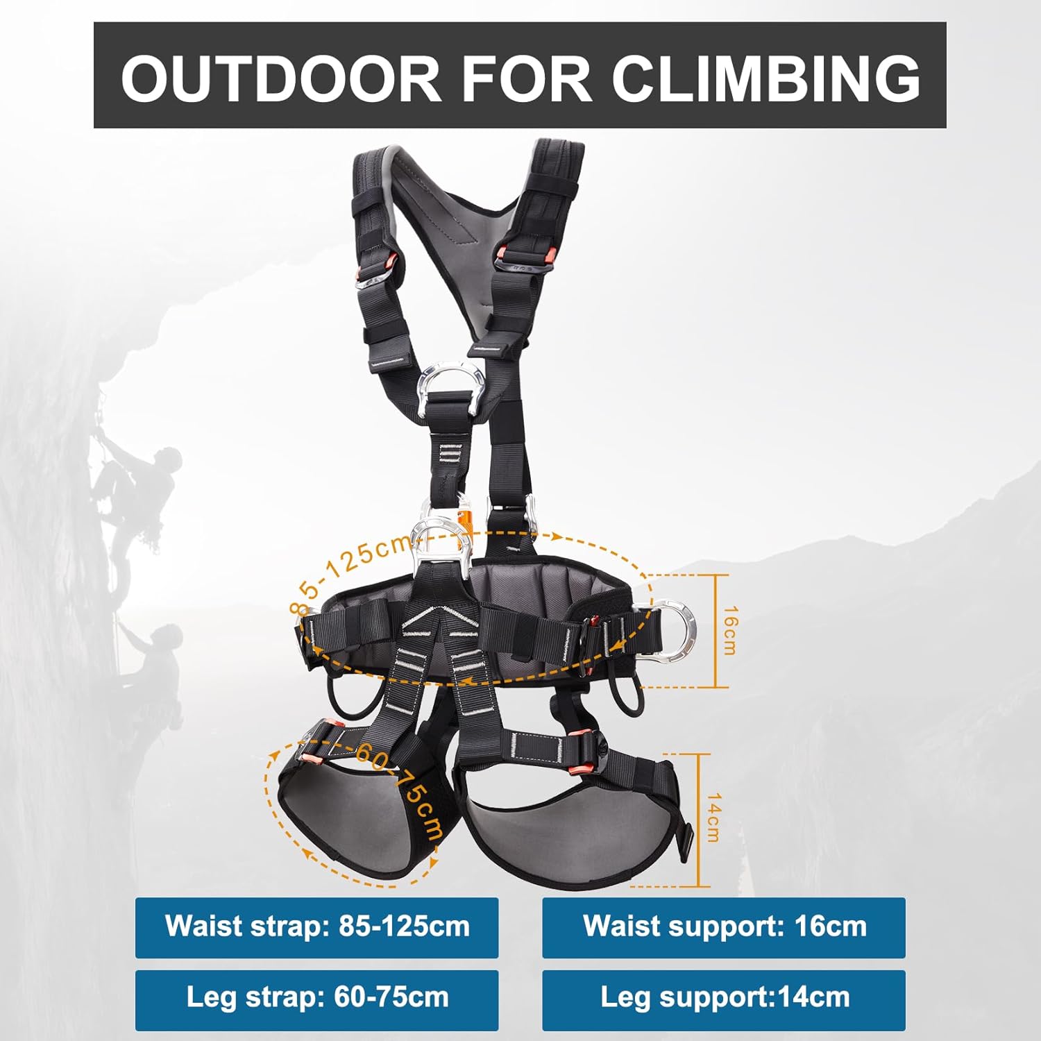 SOB Imbracatura Integrale Arrampicata Certificata CE - immagine 5