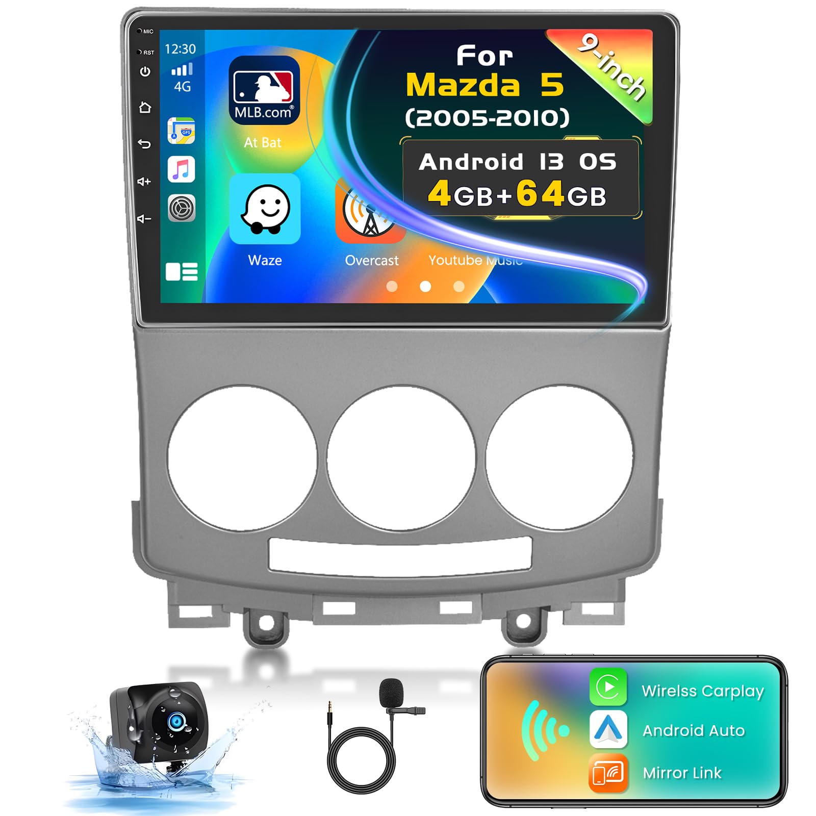 Inefala Android 13 Autoradio per Mazda 5 (2005-2010)