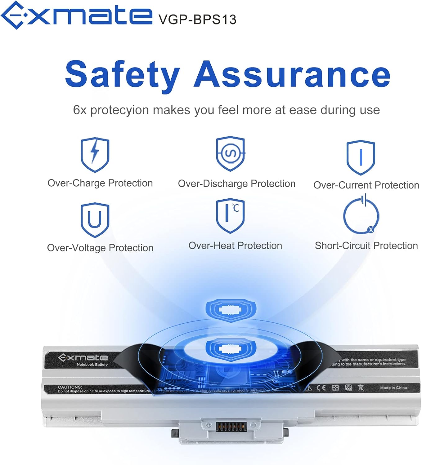 Exmate Batteria 6600mAh per VAIO VGN-FW SR AW - immagine 4