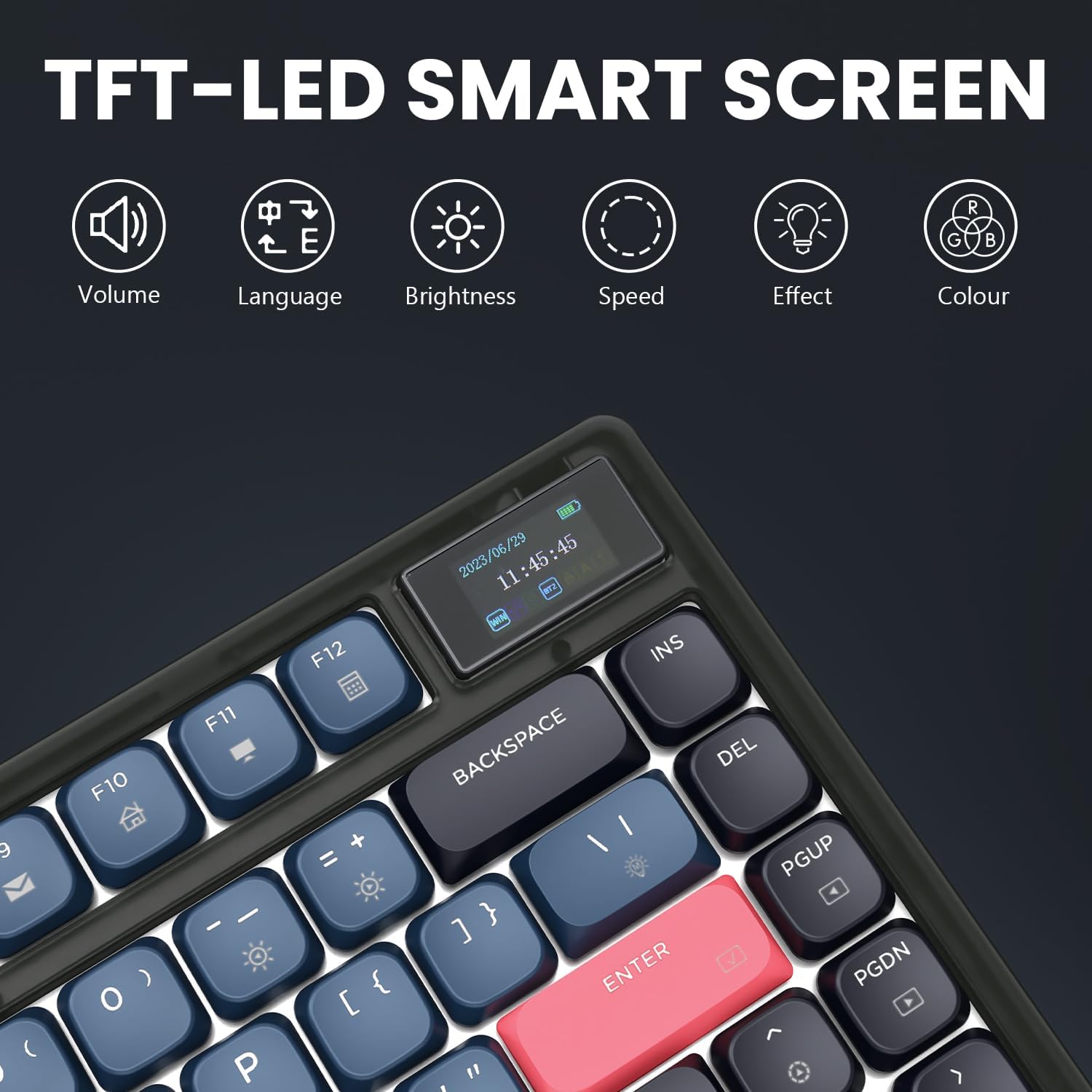 Attack Shark AK832PRO Tastiera Meccanica 75% TKL RGB - immagine 1