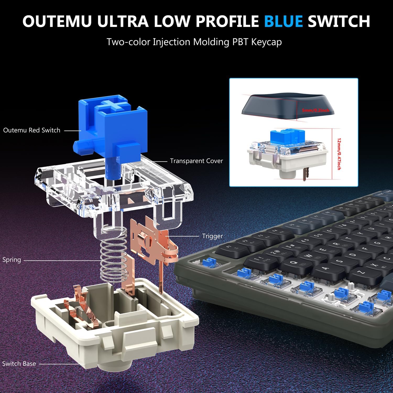 Attack Shark AK832PRO Tastiera Meccanica 75% TKL RGB - immagine 5