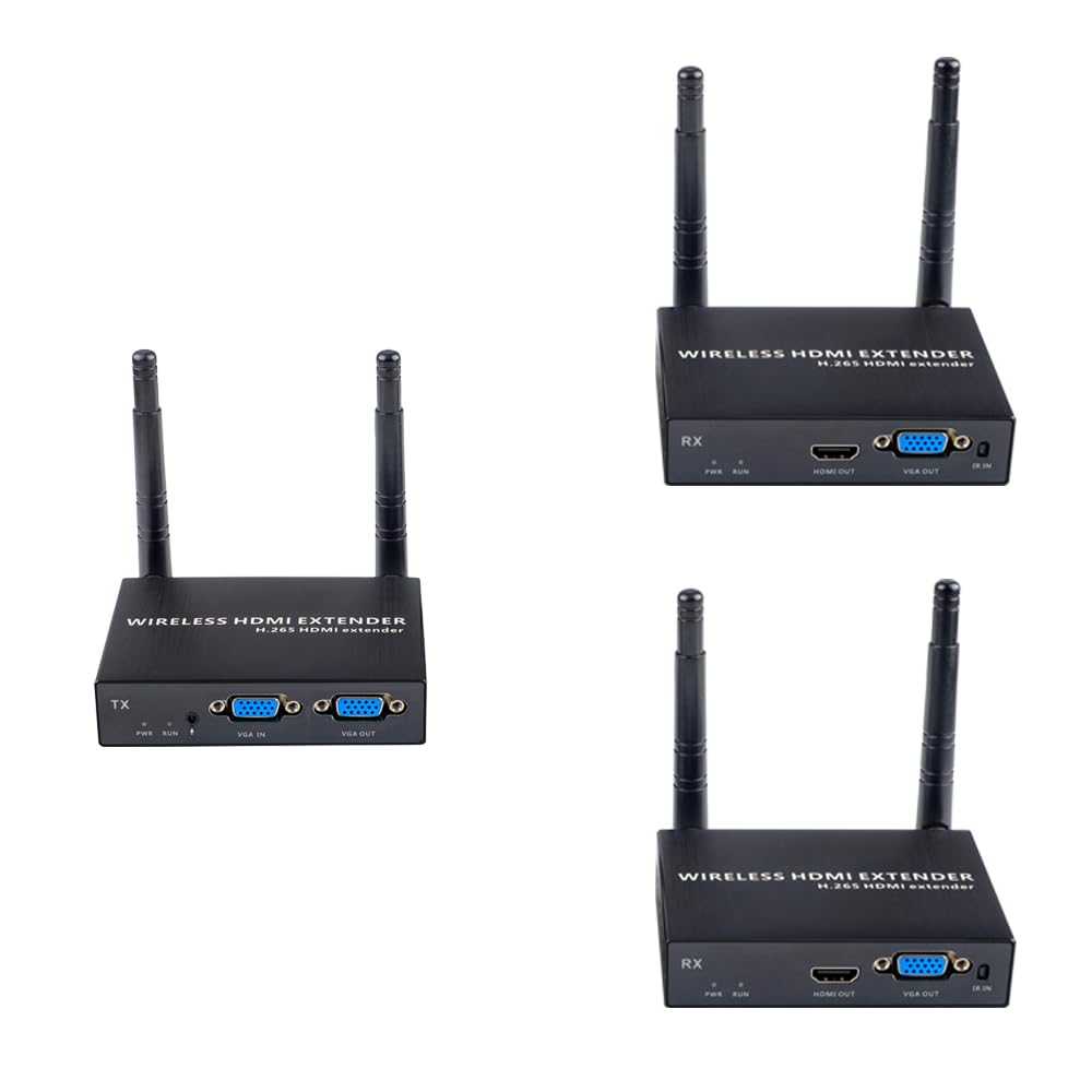 Exvist Kit Extender VGA Wireless con 2 Ricevitori
