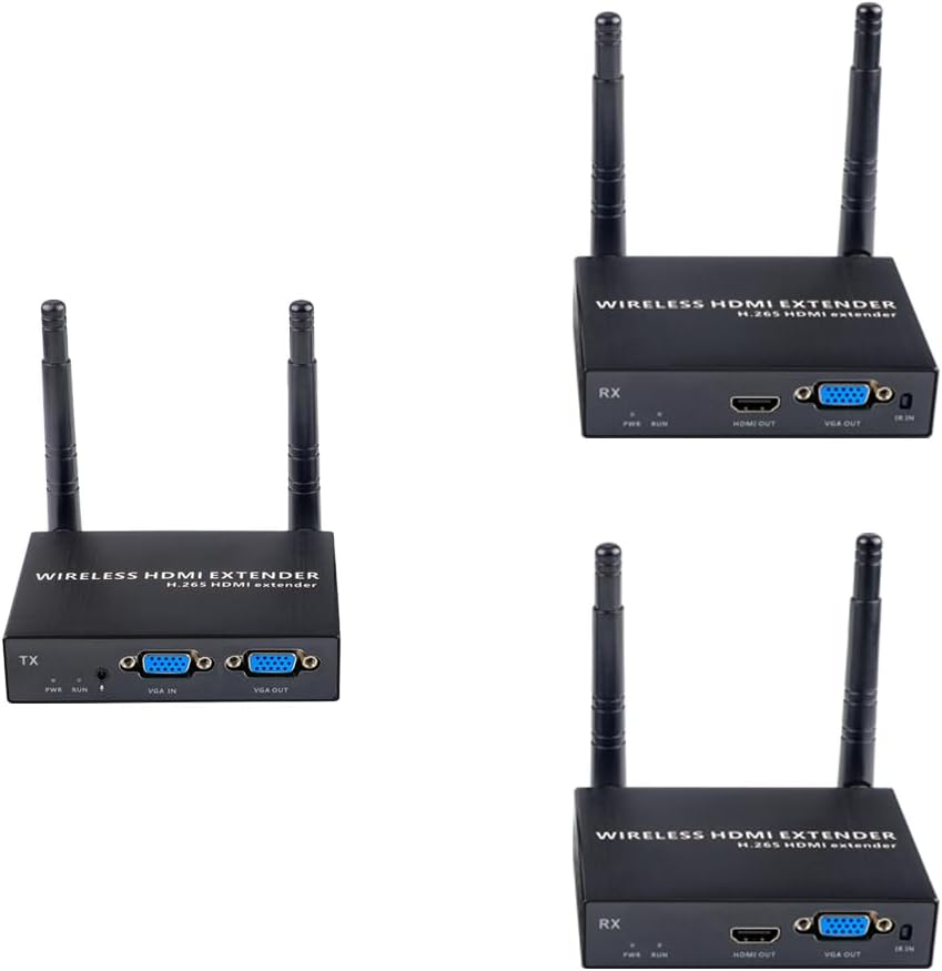 Exvist Kit Extender VGA Wireless con 2 Ricevitori - immagine 1