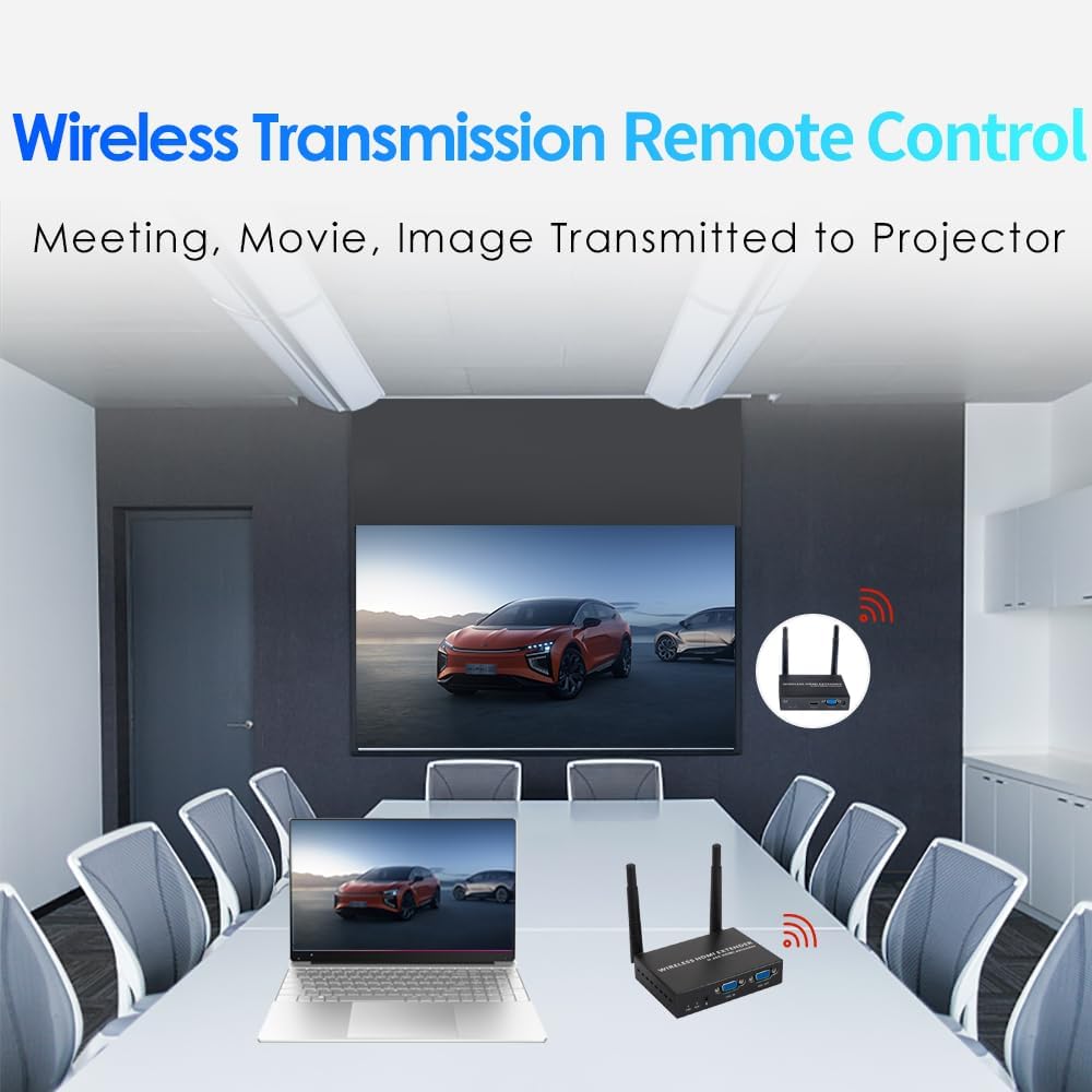 Exvist Kit Extender VGA Wireless con 2 Ricevitori - immagine 5