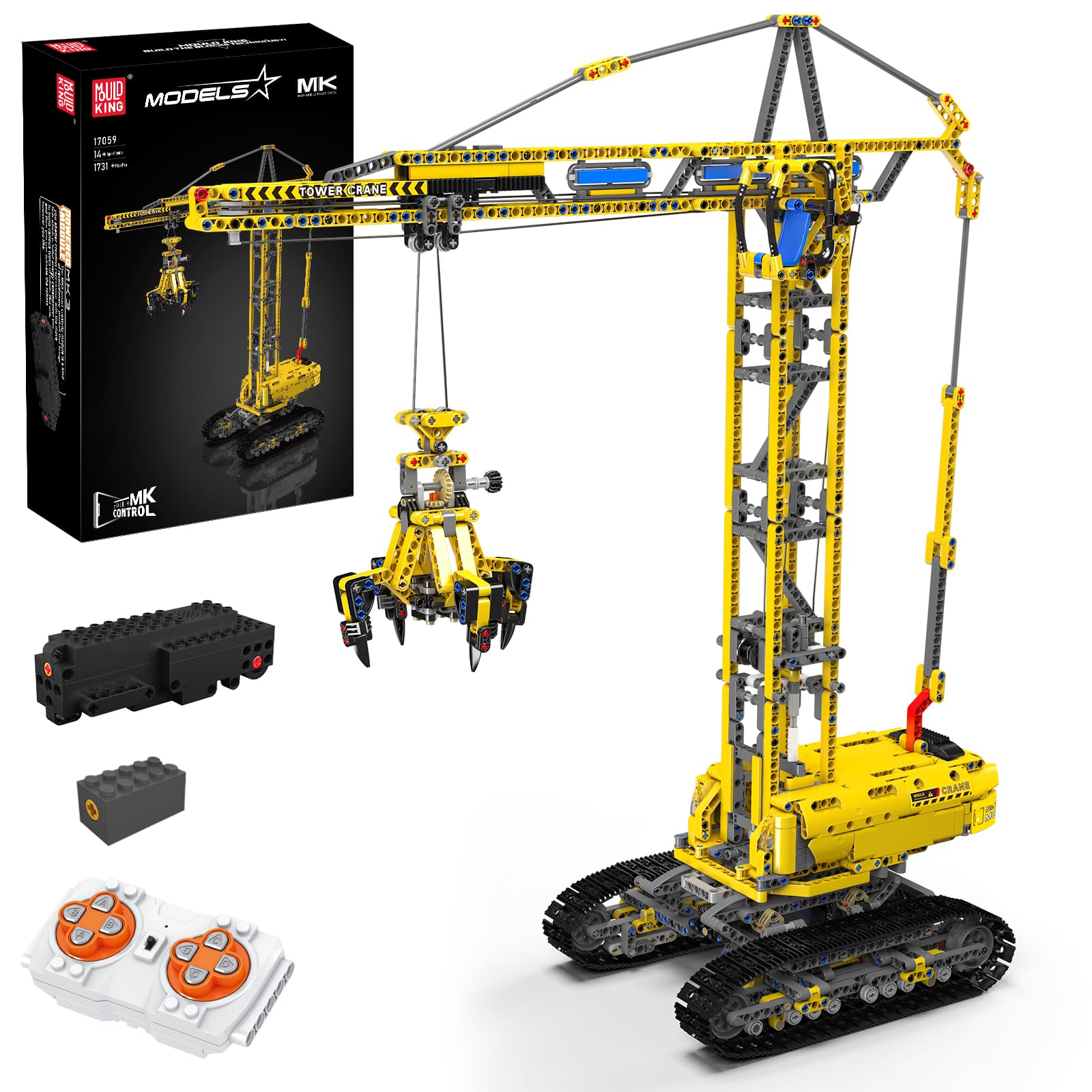 Mould King 17059 - Gru a Torre Tecnologia 1731 Pezzi