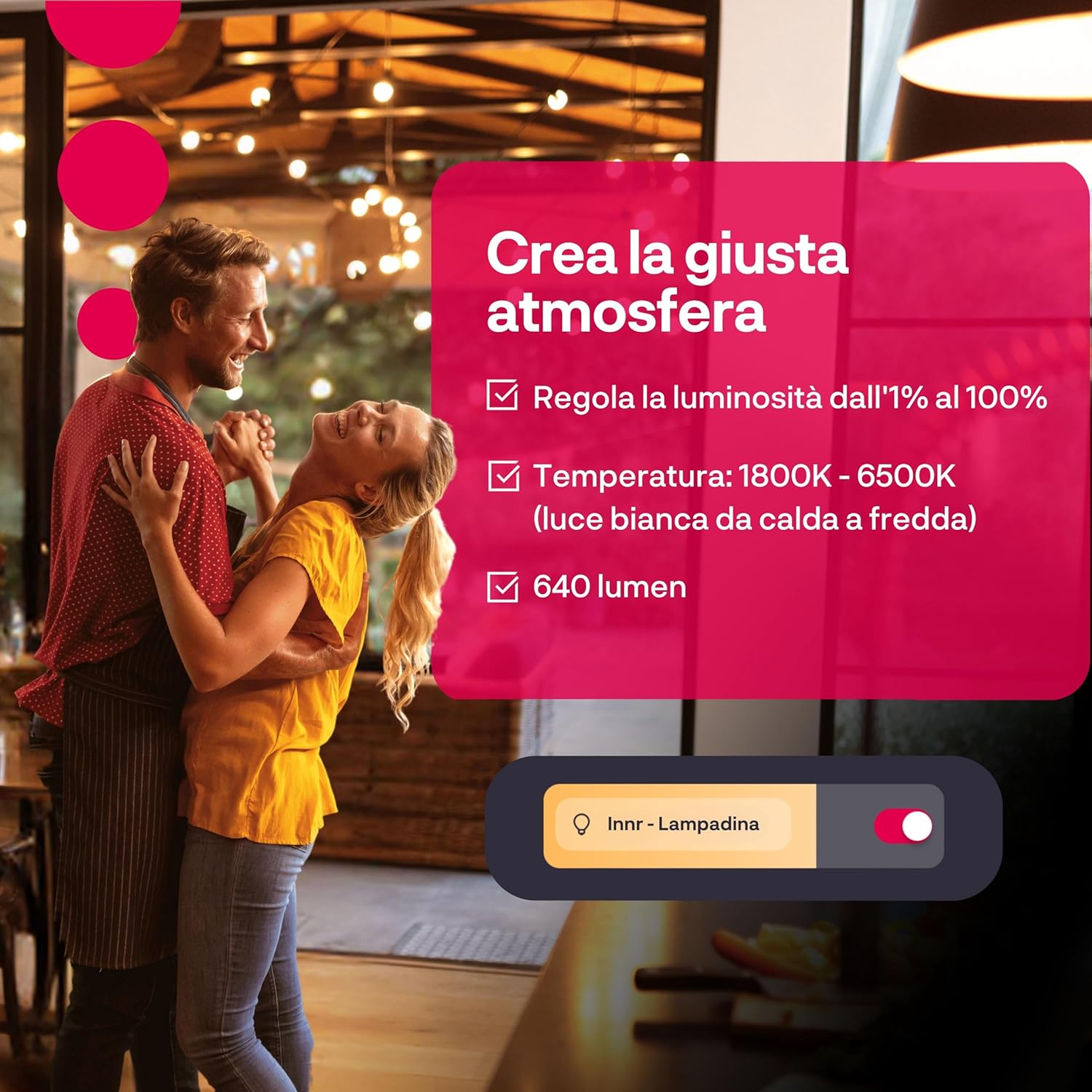 innr Lampadine Smart E27 Zigbee Filament Globe - 2 pezzi - immagine 8