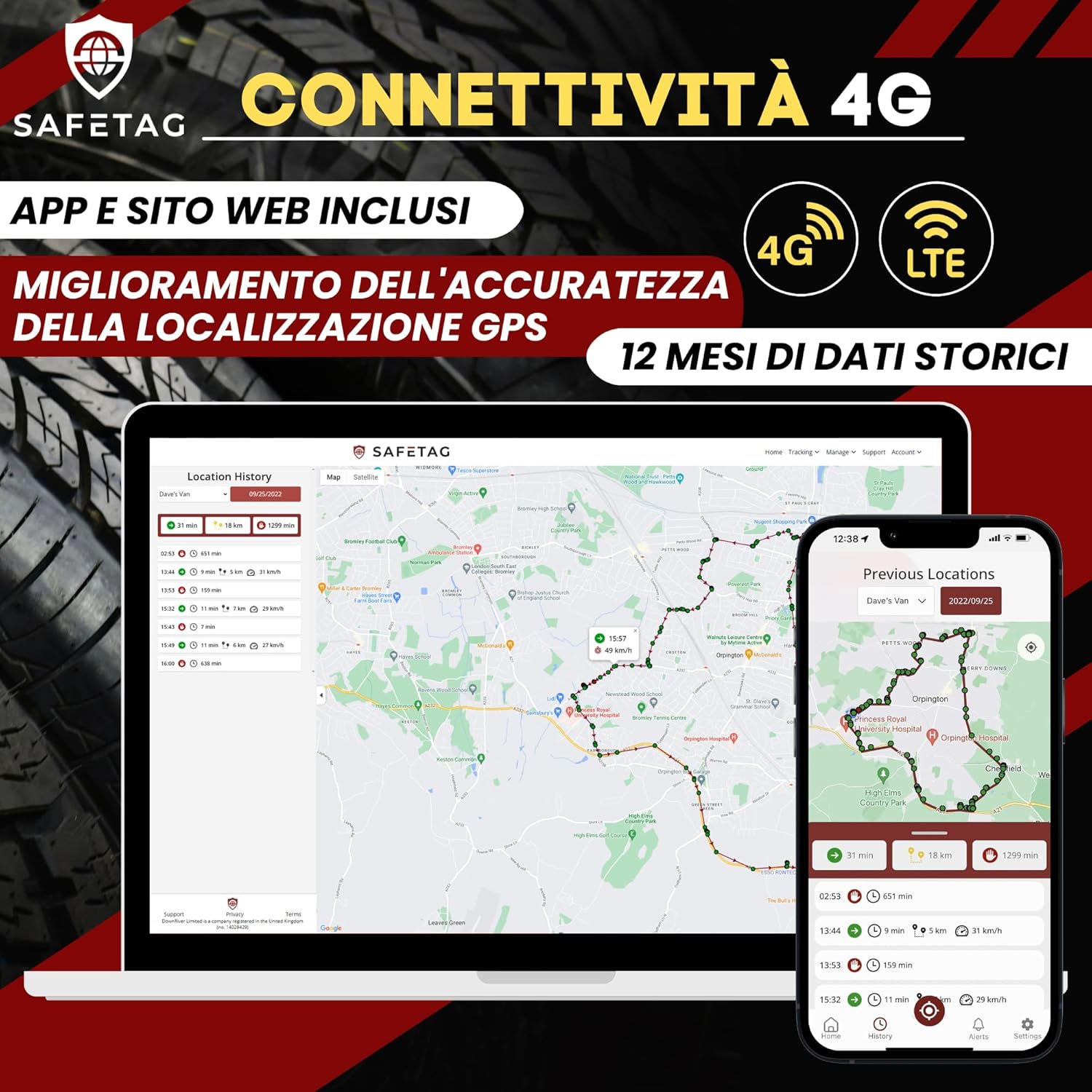Safetag Volt 4G - Localizzatore GPS per Veicoli - immagine 4