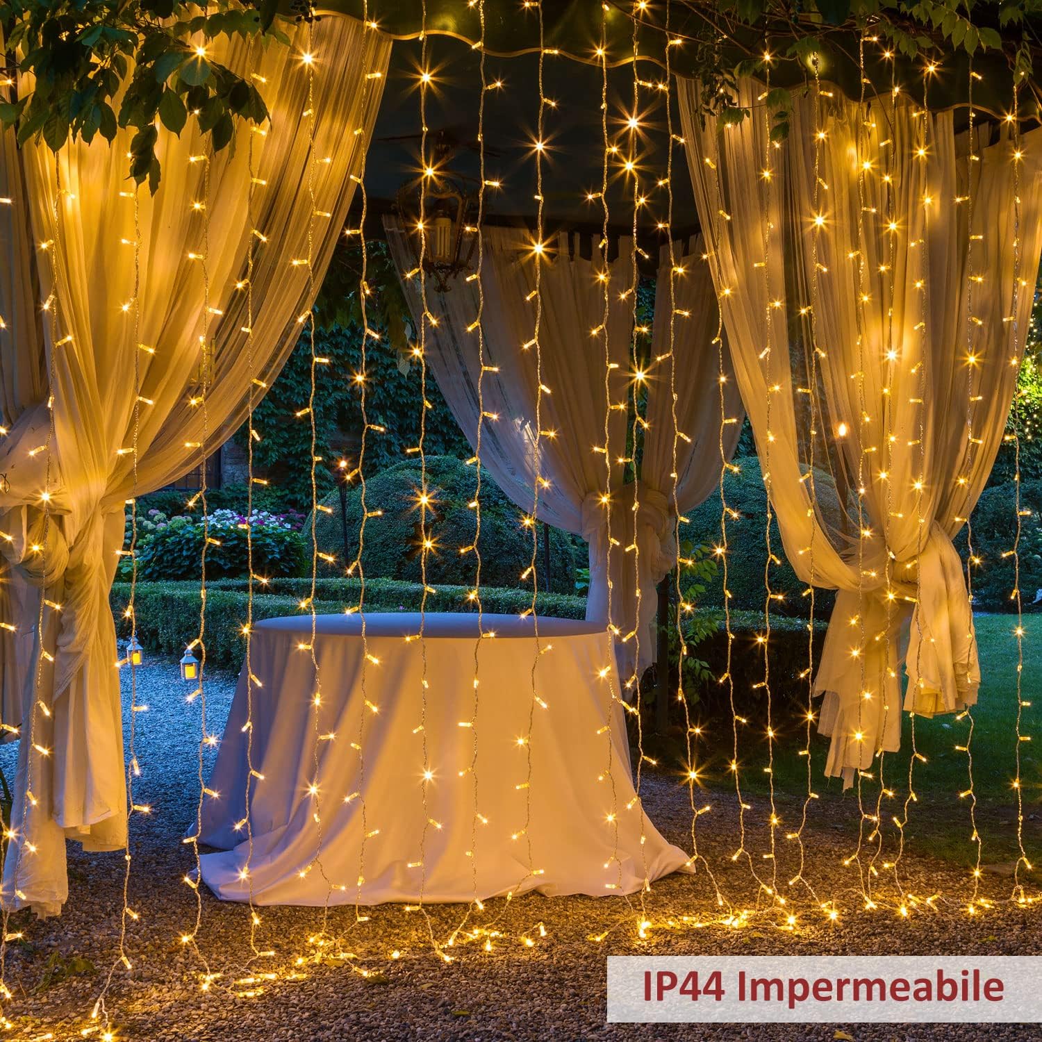 Zorela Tenda Luminosa Natale 600 LED 6Mx3M IP44 - immagine 3