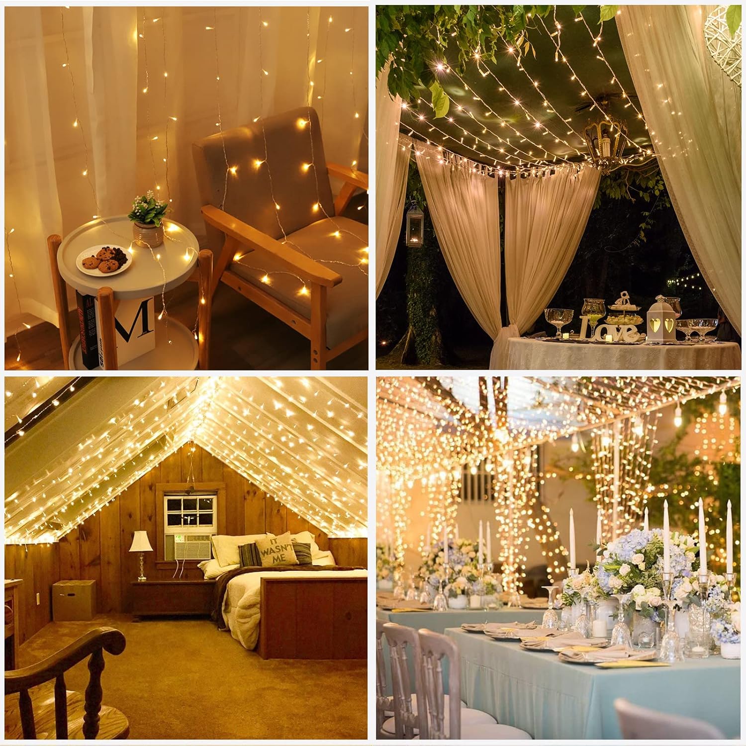 Zorela Tenda Luminosa Natale 600 LED 6Mx3M IP44 - immagine 7