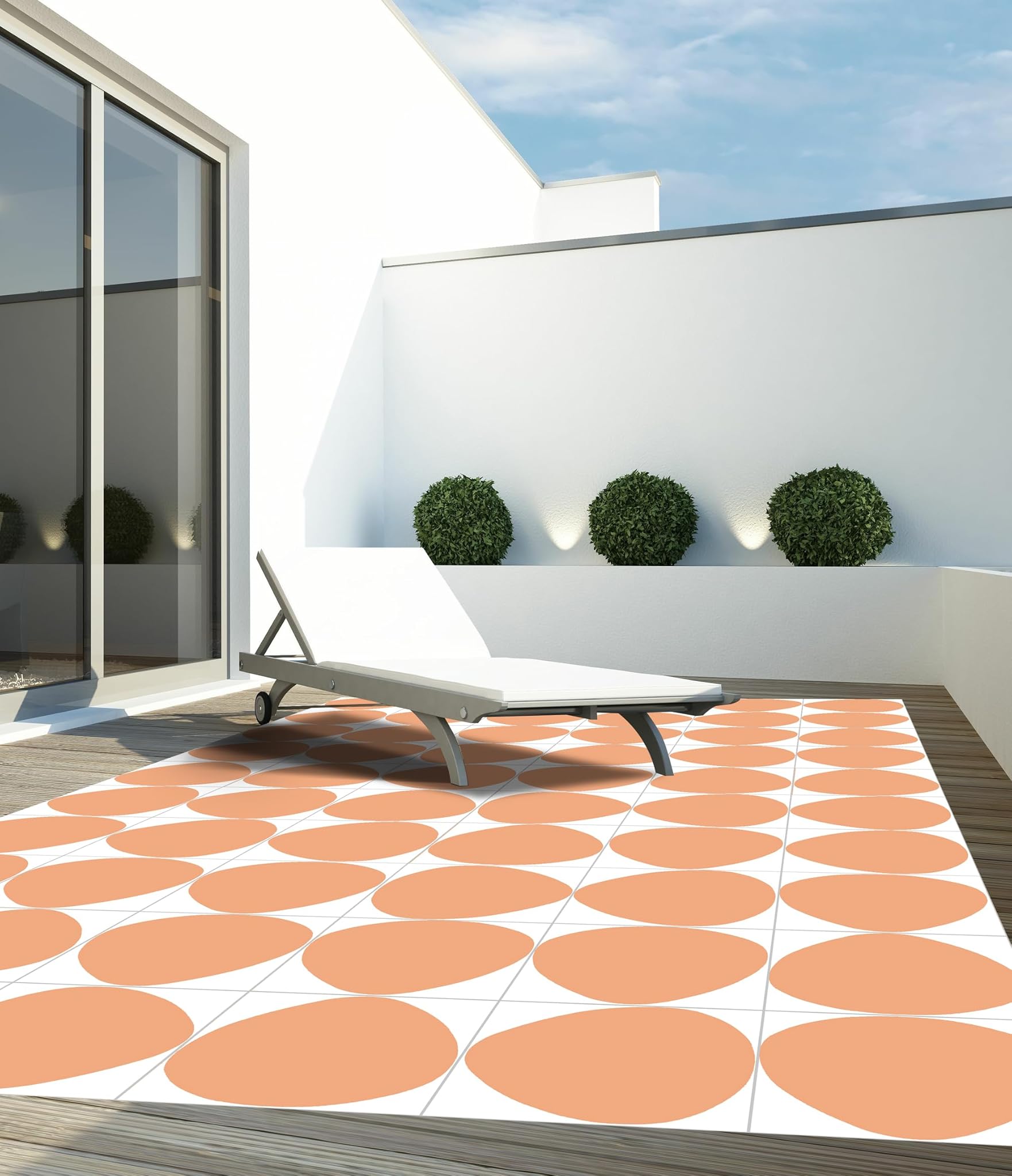 VINILIKO Tappeto, Vinile, Alta qualità, Corallo, 100x160 cm