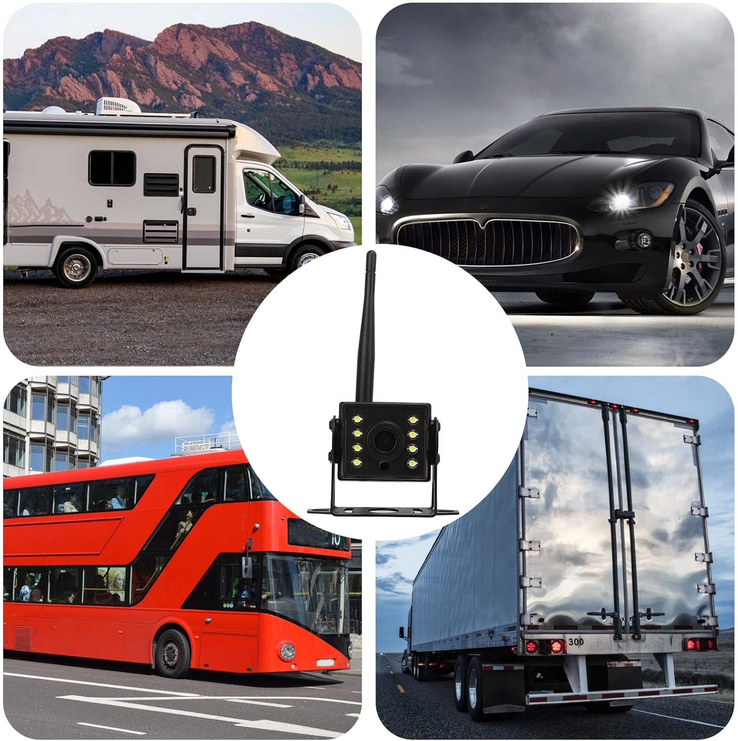 Telecamera di Backup Wireless HD IR per Camion - immagine 2