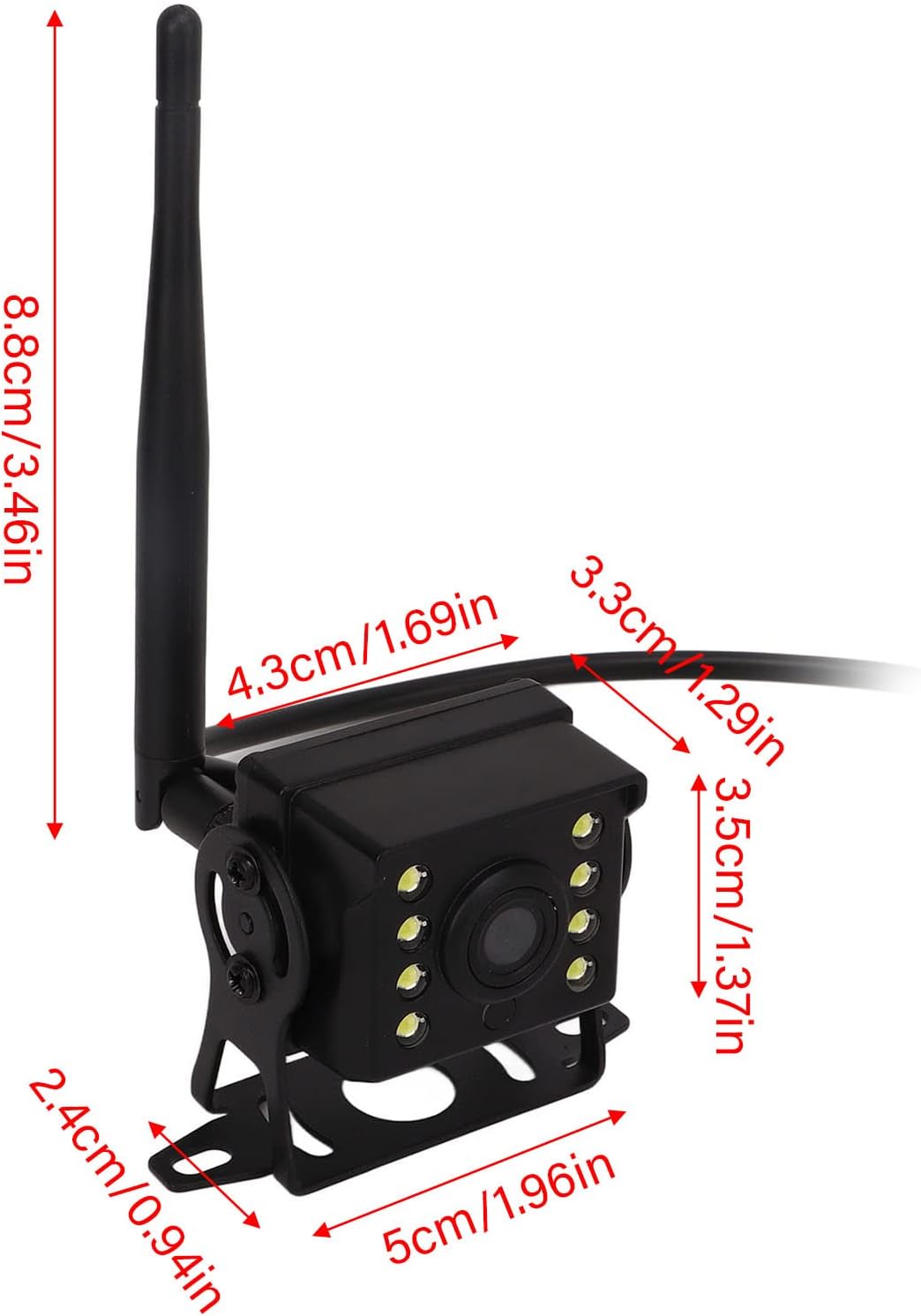 Telecamera di Backup Wireless HD IR per Camion - immagine 7