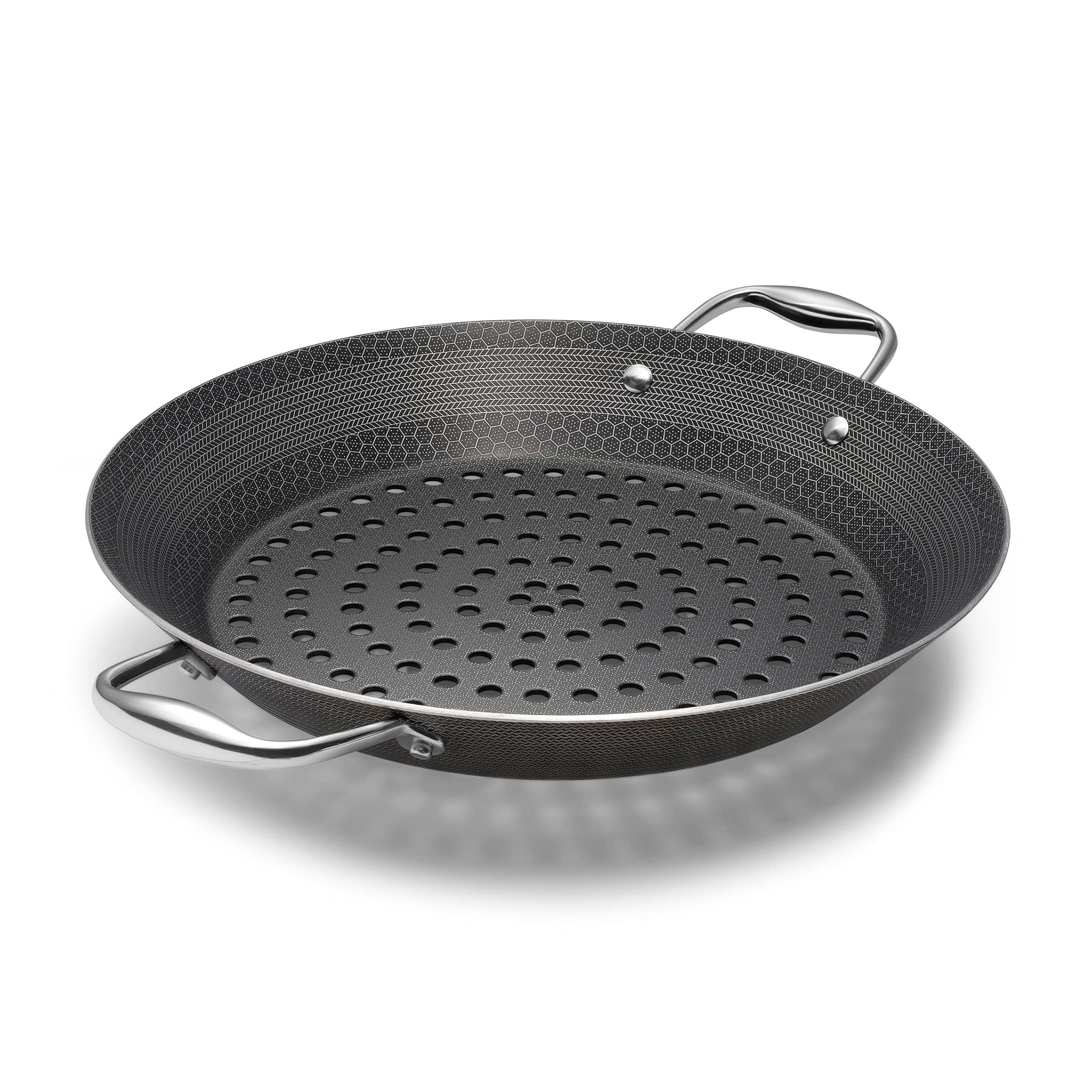 Hexclad Padella Ibrida Antiaderente per Barbecue