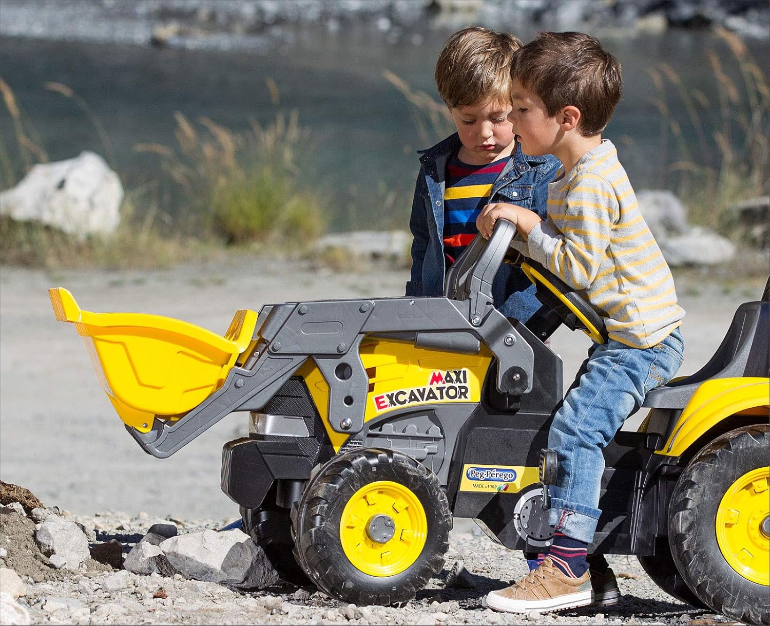 Peg Perego Maxi Excavator - Ruspa a Pedali per Bambini 2+ Anni - immagine 12