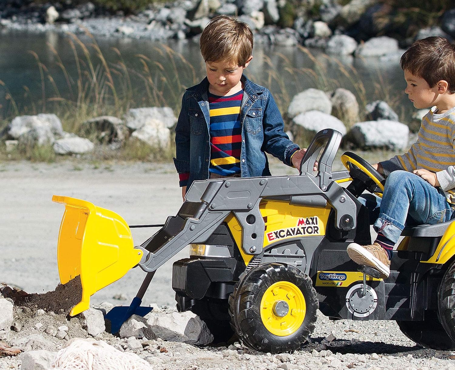 Peg Perego Maxi Excavator - Ruspa a Pedali per Bambini 2+ Anni - immagine 8