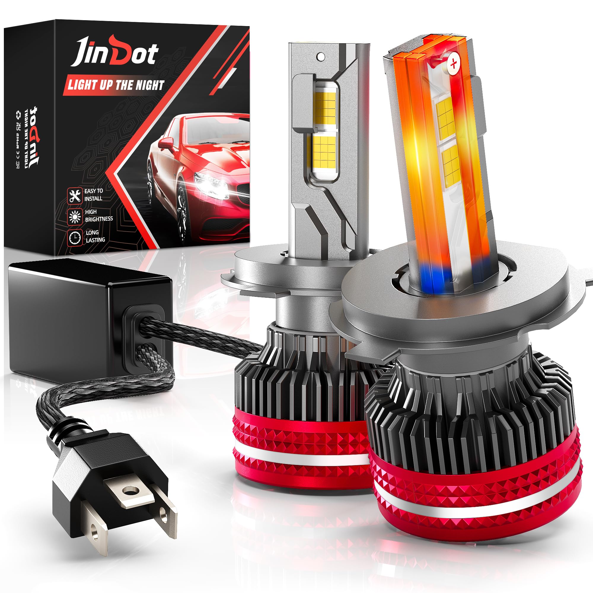 Jindot H4 LED 50000LM - Lampadine 150W