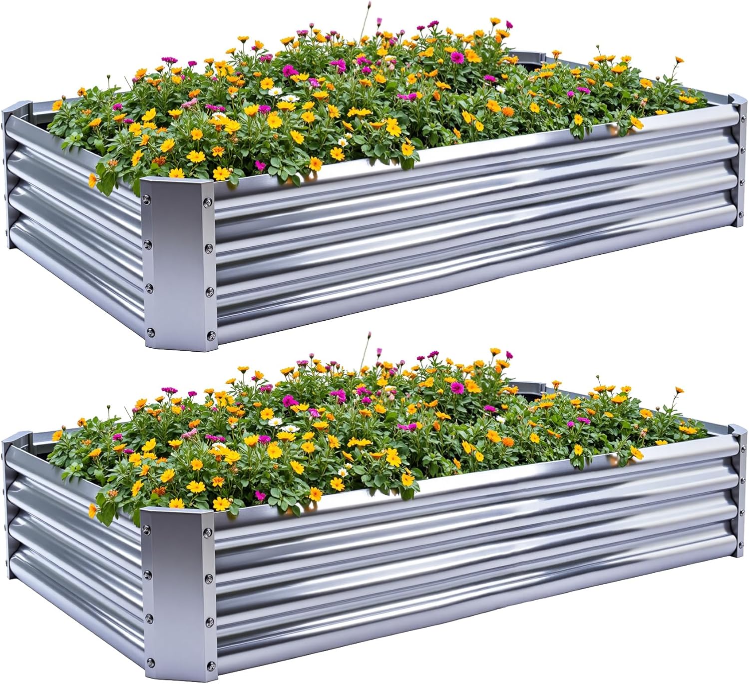 KINI MOX Letto per Orto Rialzato (Rectangle, 4x3x1 FT) - immagine 1