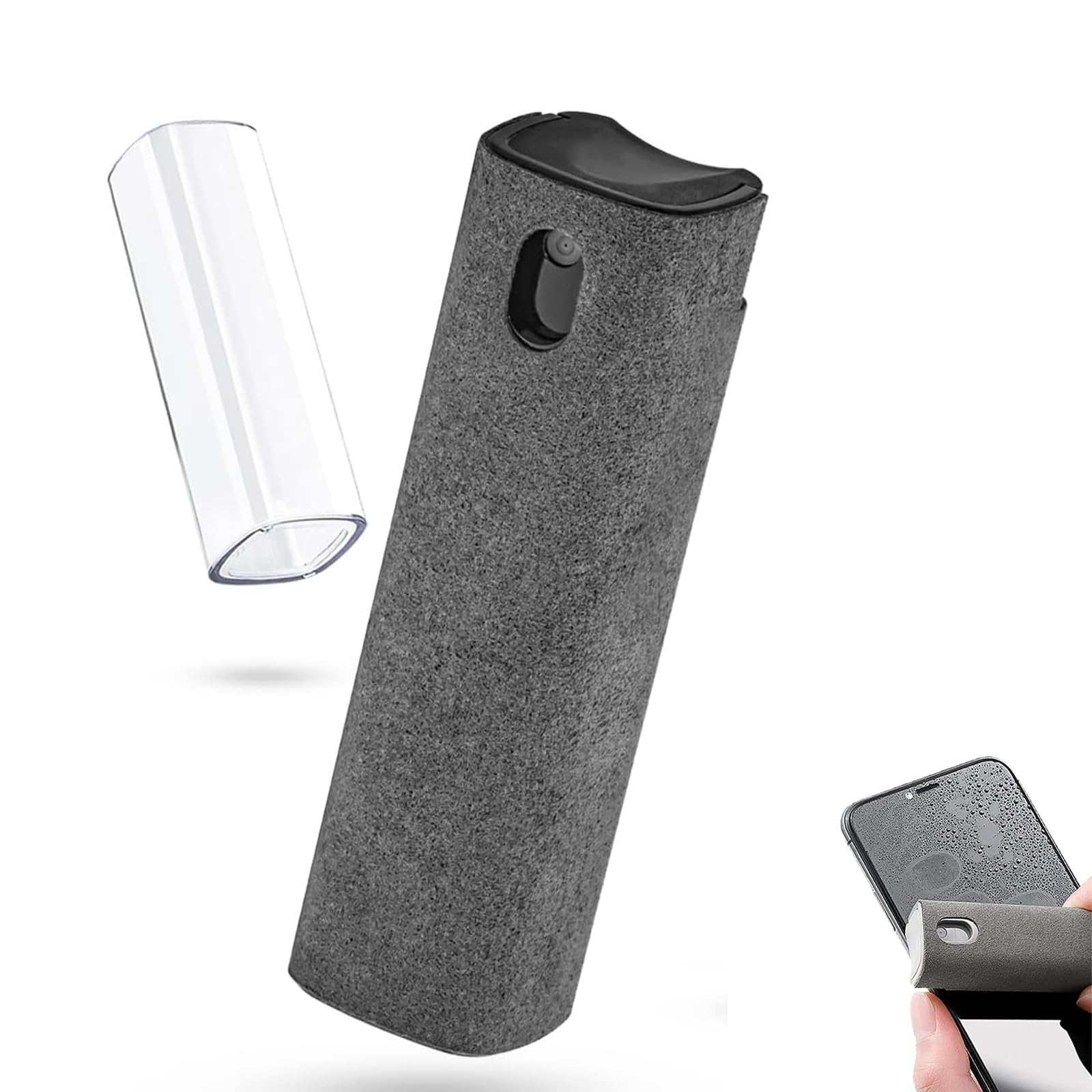 Pulitori per schermo mobile,2 in 1 Kit per Pulizia Portatile,per Tutti i Telefoni, Tablet, Laptop,Schermo per Auto, Superficie in Vetro.15ml