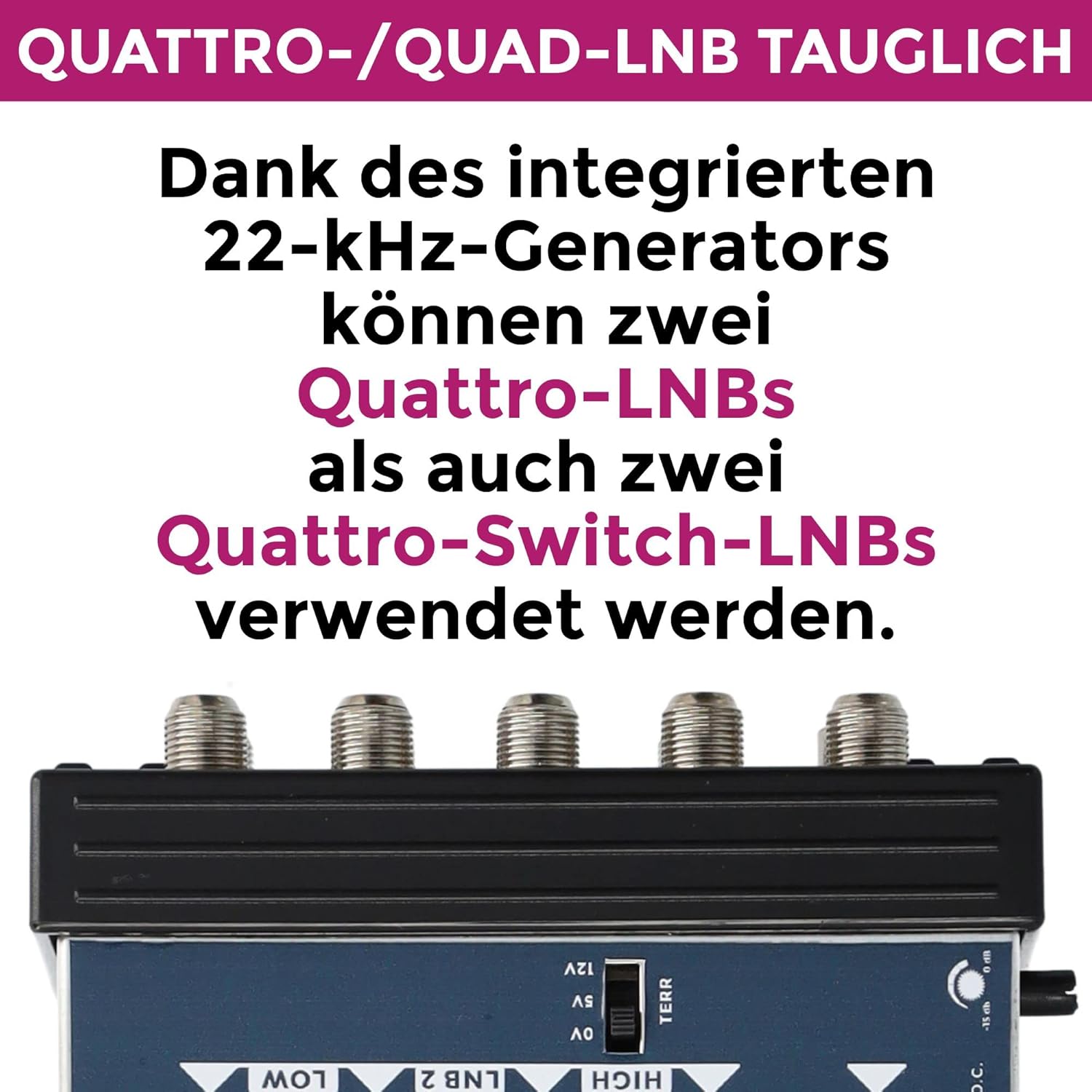 GSS Multiswitch 9/12 per 12 Abbonati e 2 Satelliti - immagine 6