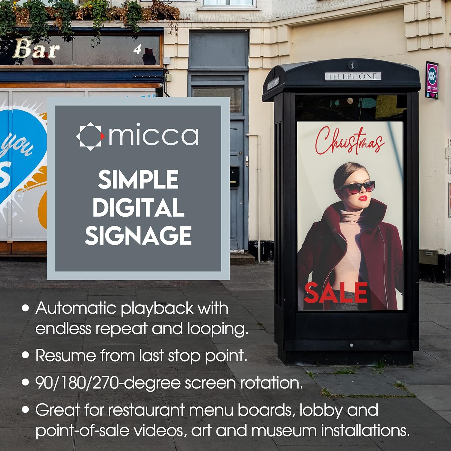 Micca G3 2K Quad-HD Digital Media Player - immagine 3